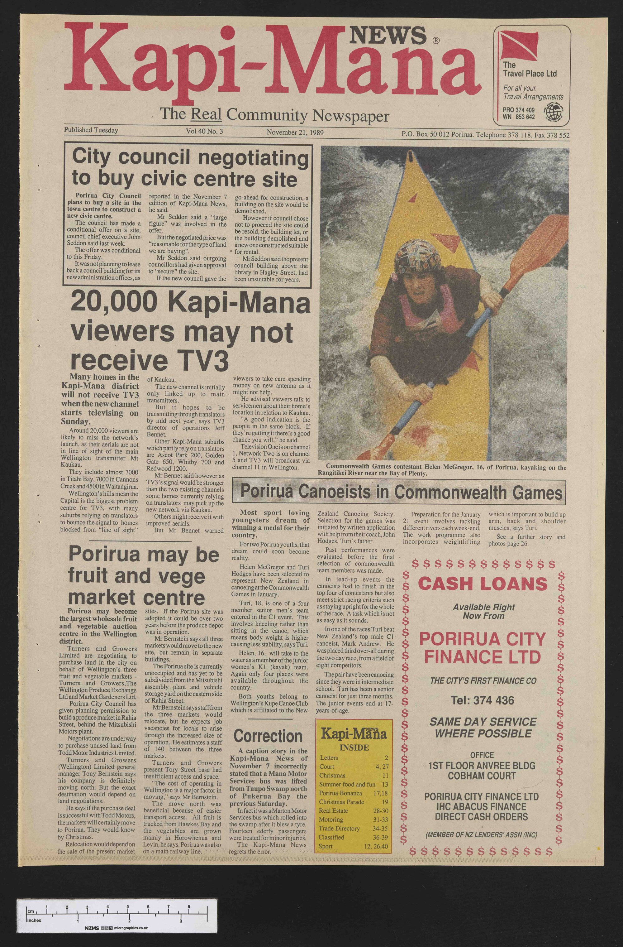 1989-11-21 Kapi-Mana News