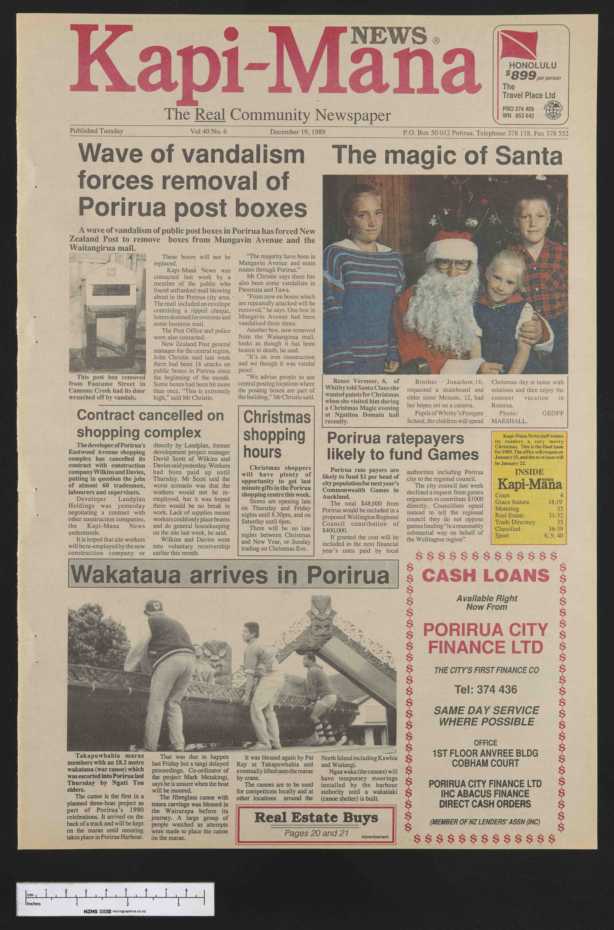 1989-12-19 Kapi-Mana News