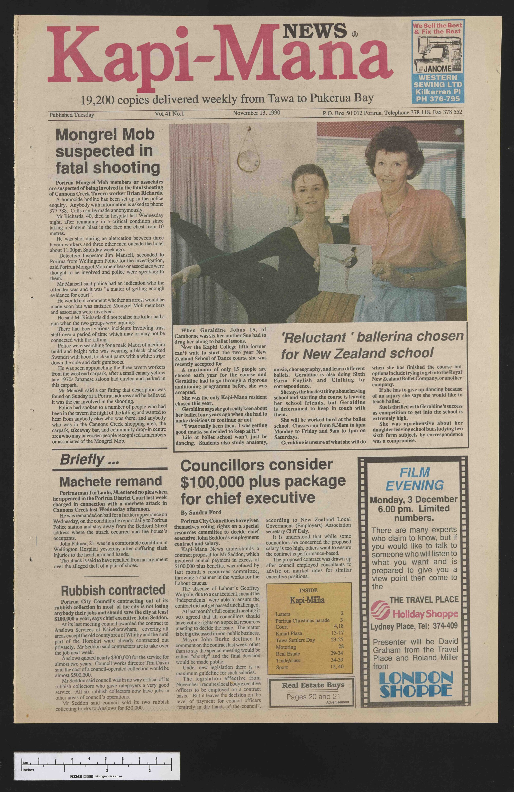 1990-11-13 Kapi-Mana News