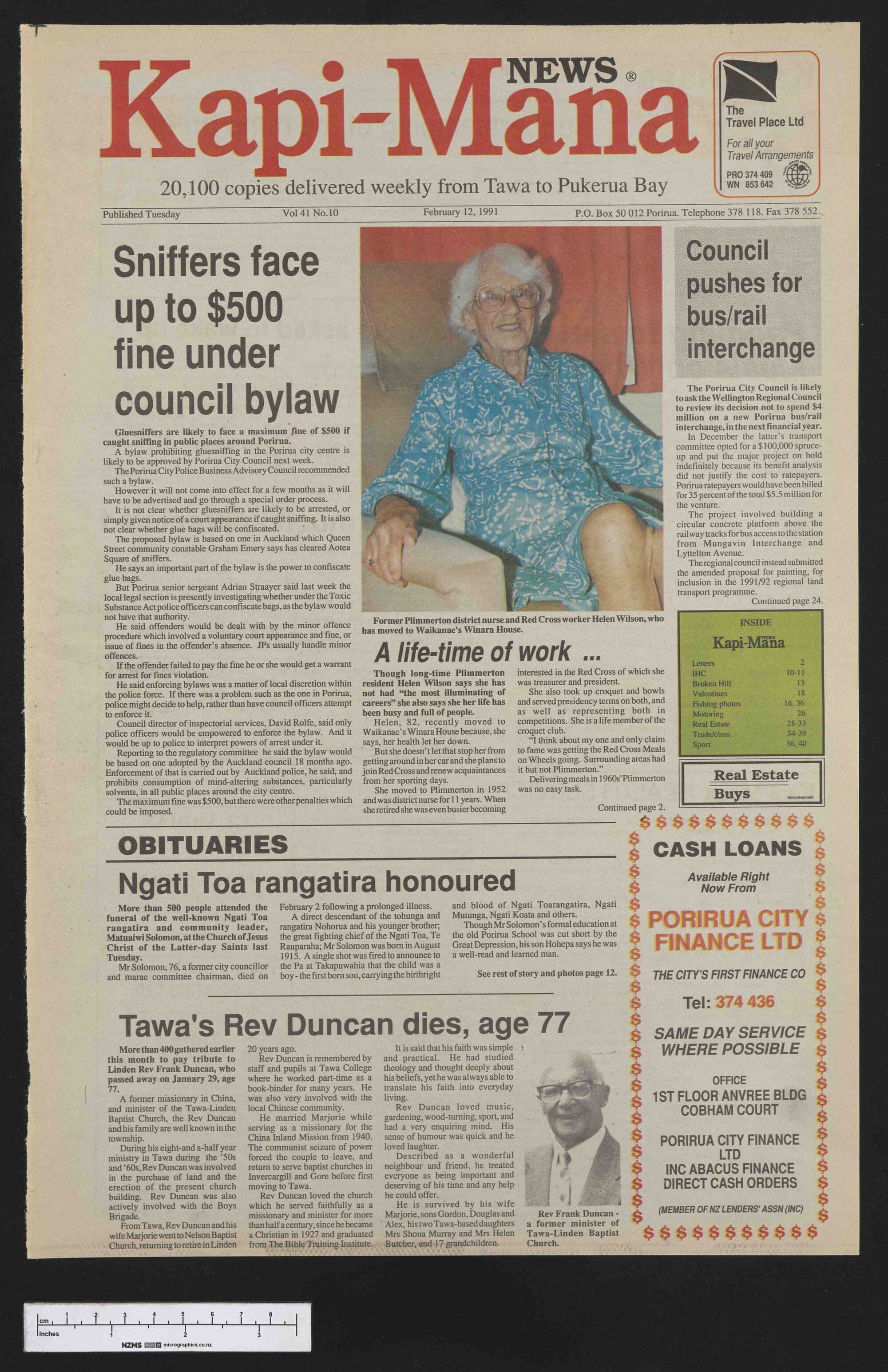 1991-02-12 Kapi-Mana News