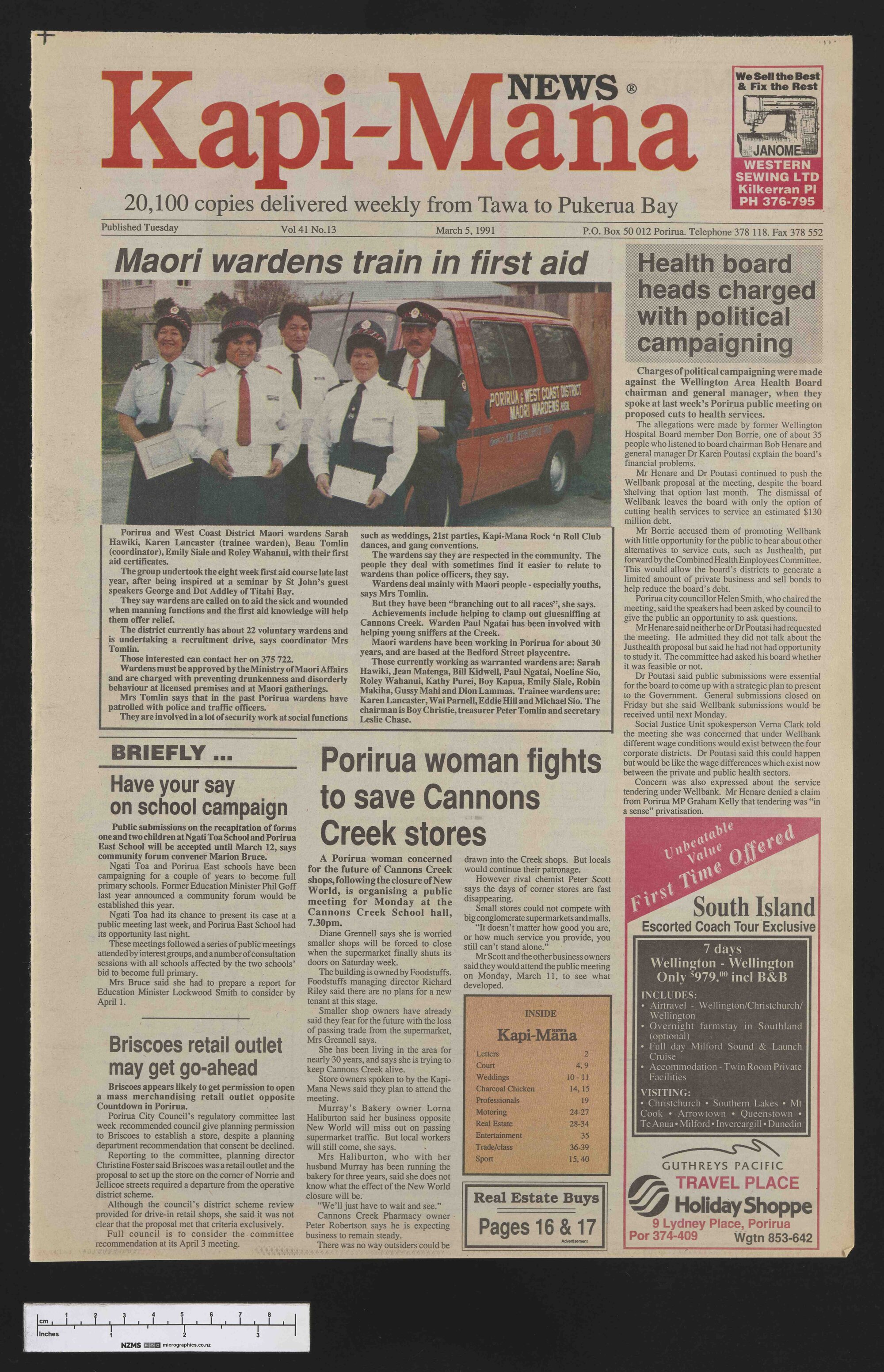 1991-03-05 Kapi-Mana News
