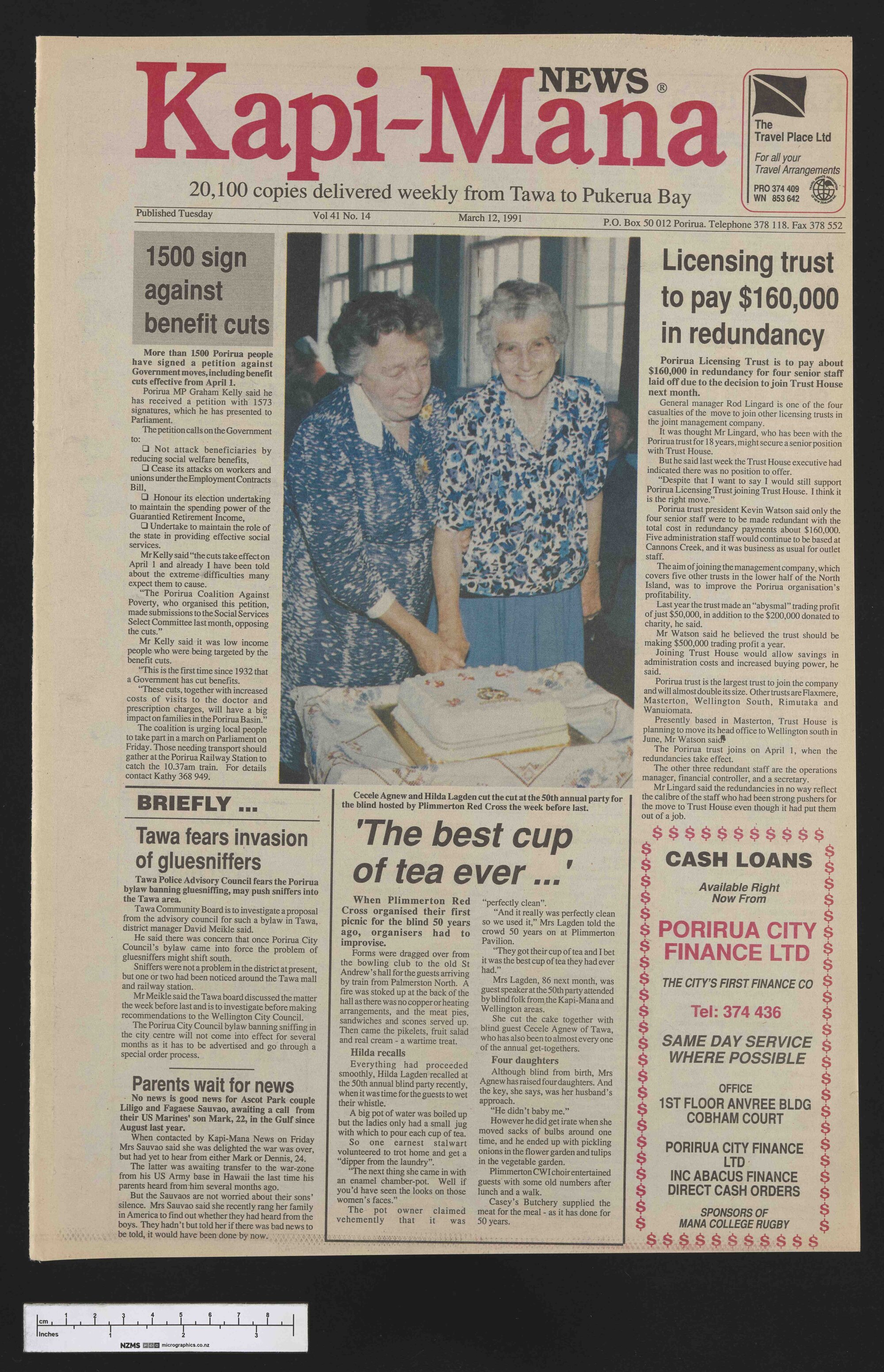 1991-03-12 Kapi-Mana News