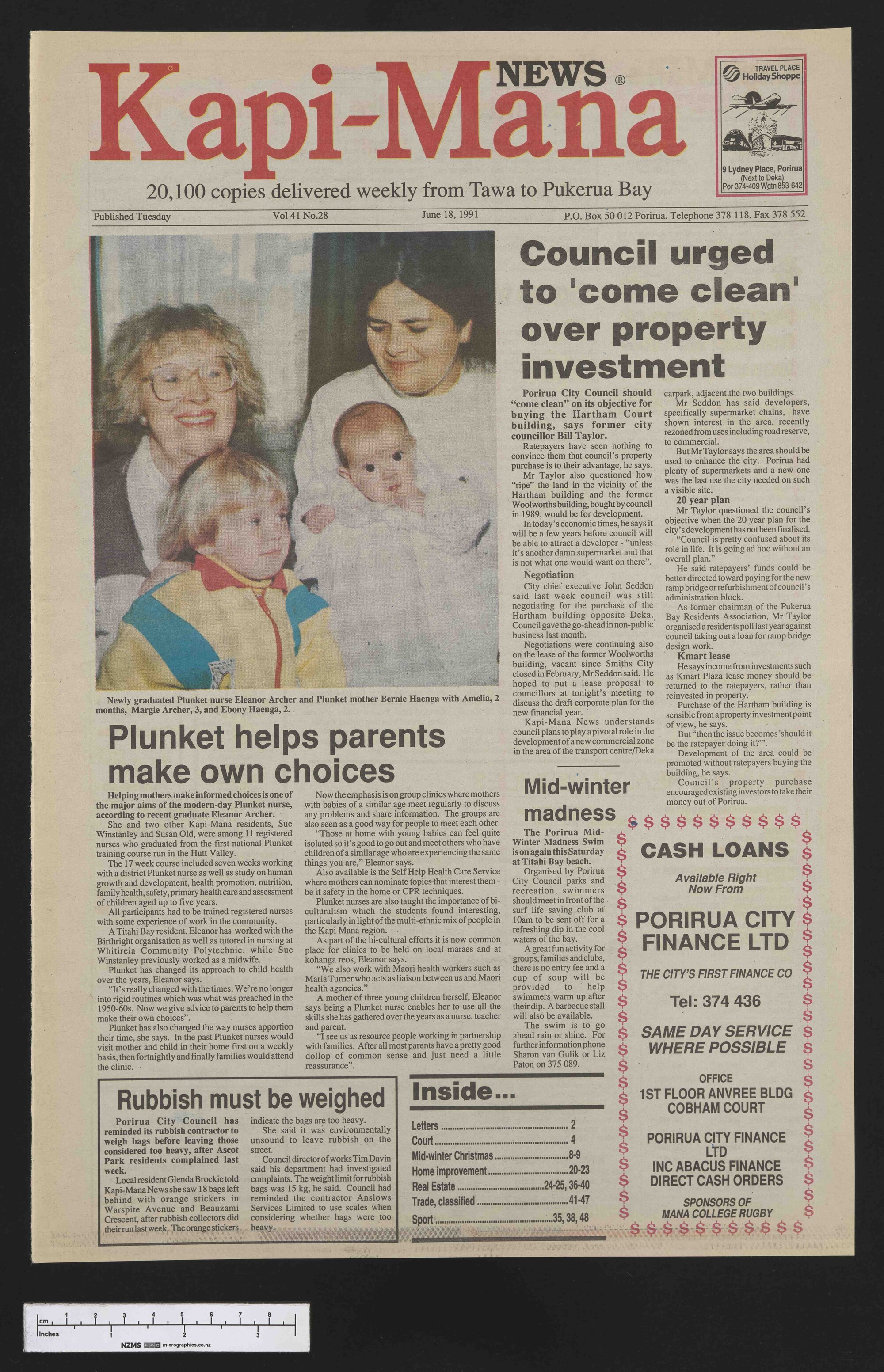1991-06-18 Kapi-Mana News