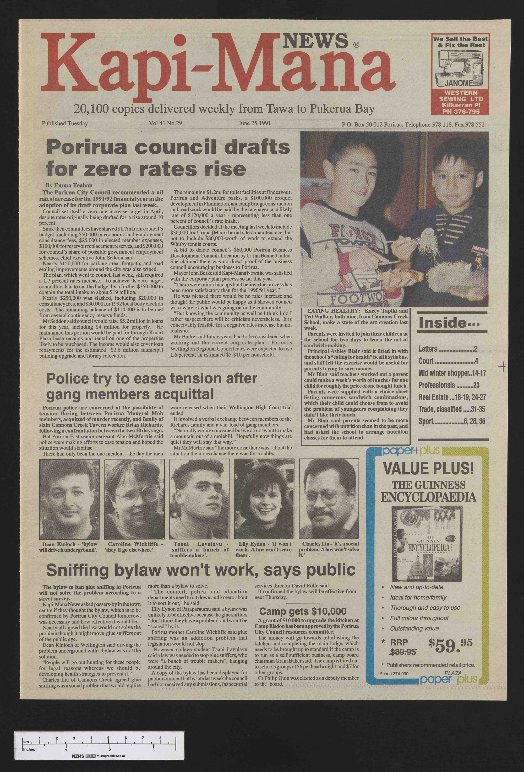 1991-06-25 Kapi-Mana News
