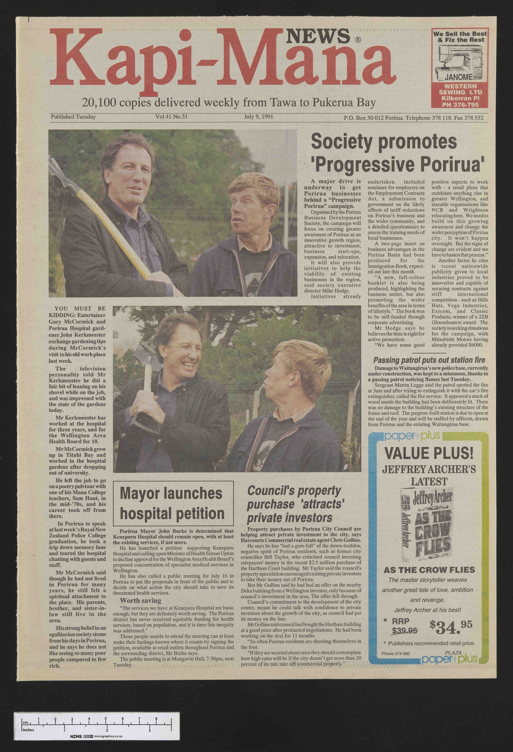 1991-07-09 Kapi-Mana News
