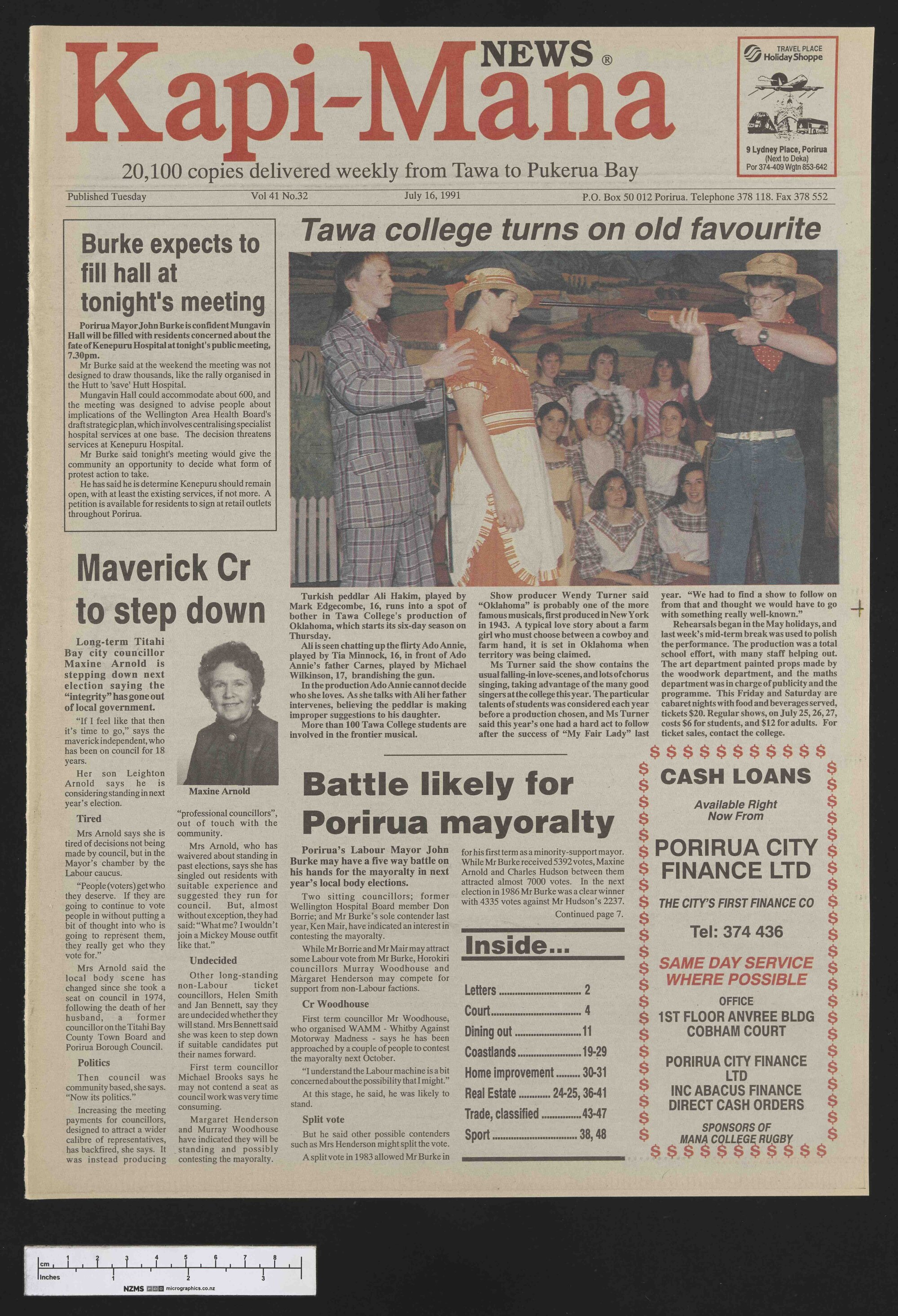 1991-07-16 Kapi-Mana News