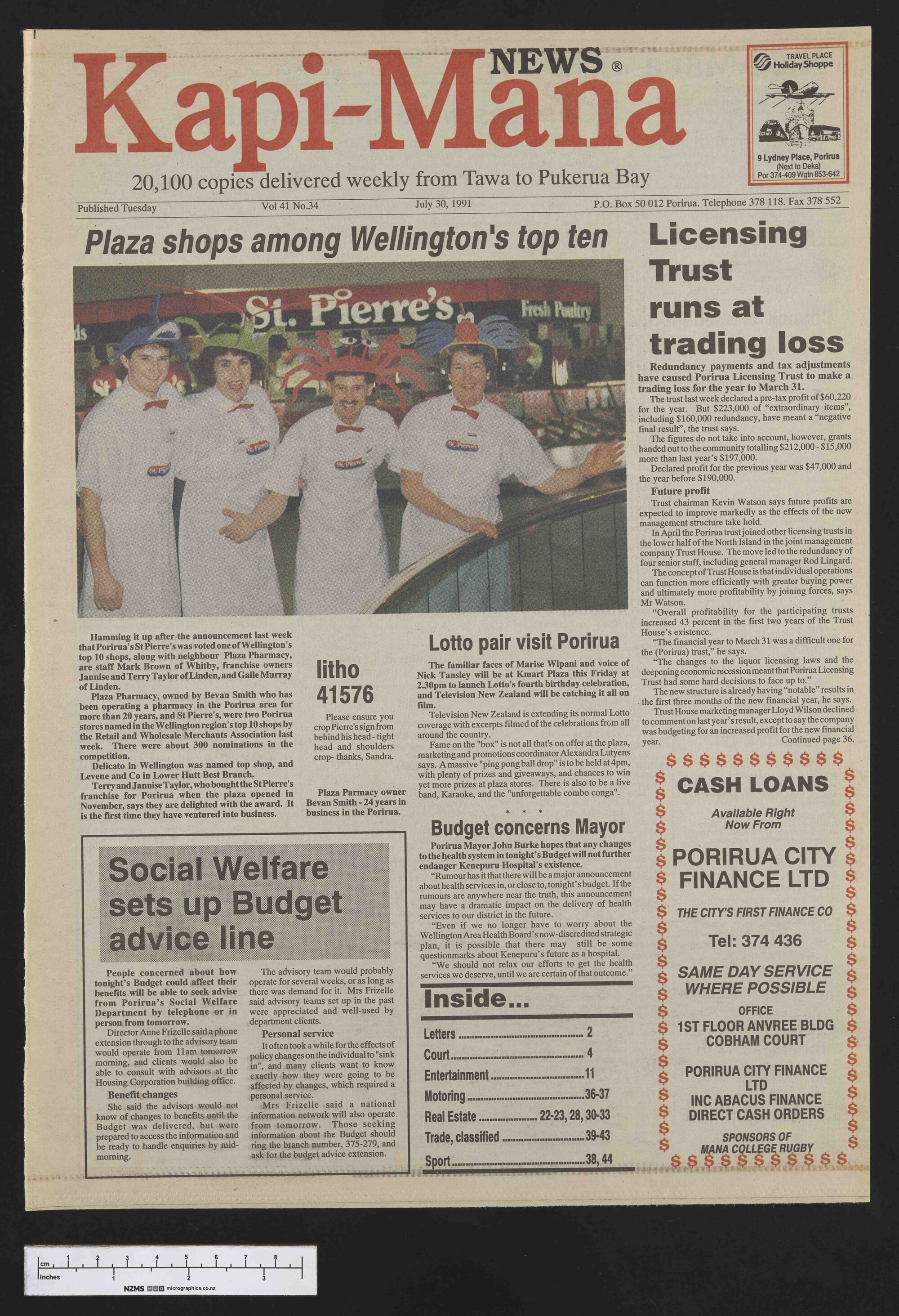 1991-07-30 Kapi-Mana News