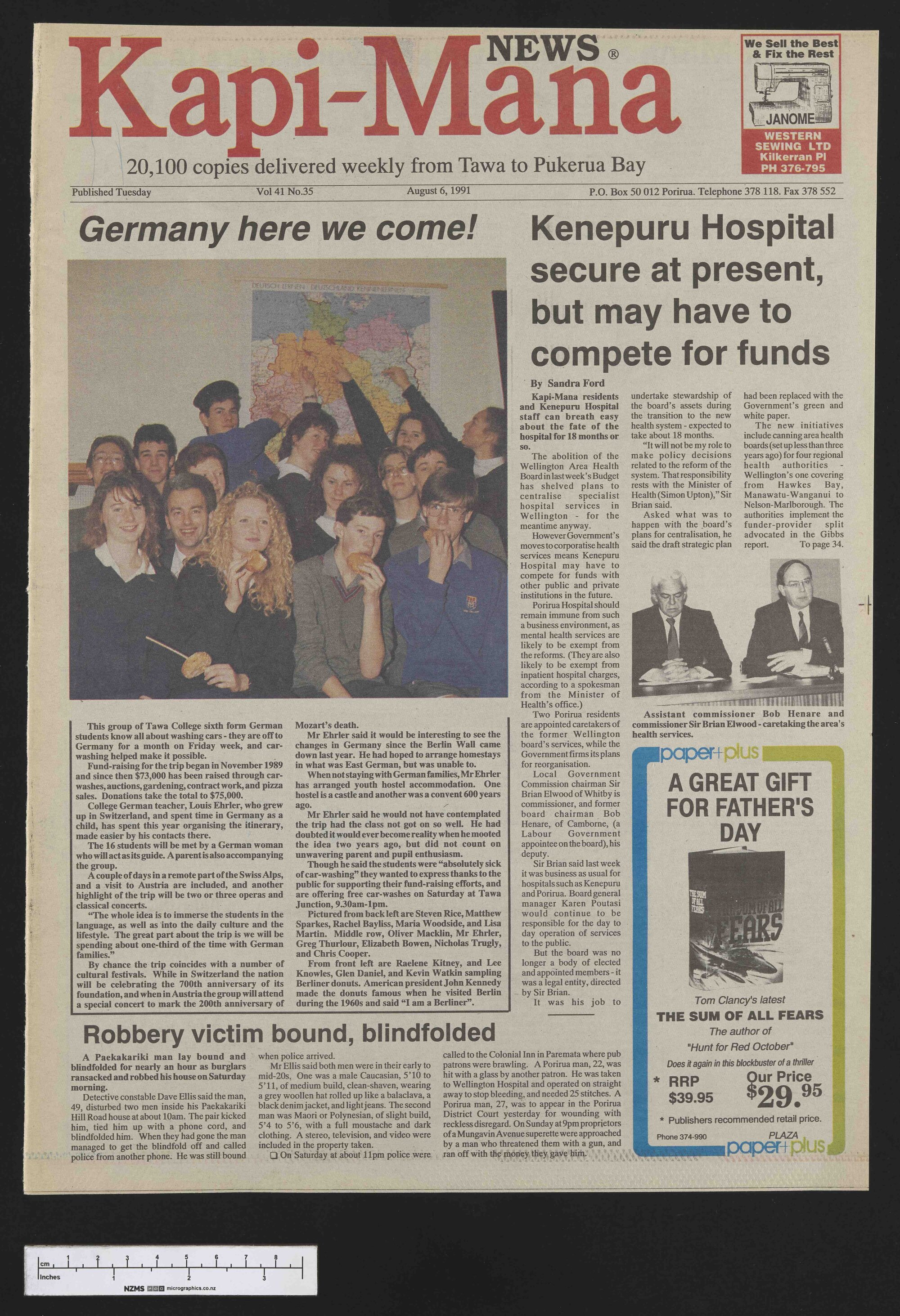 1991-08-06 Kapi-Mana News