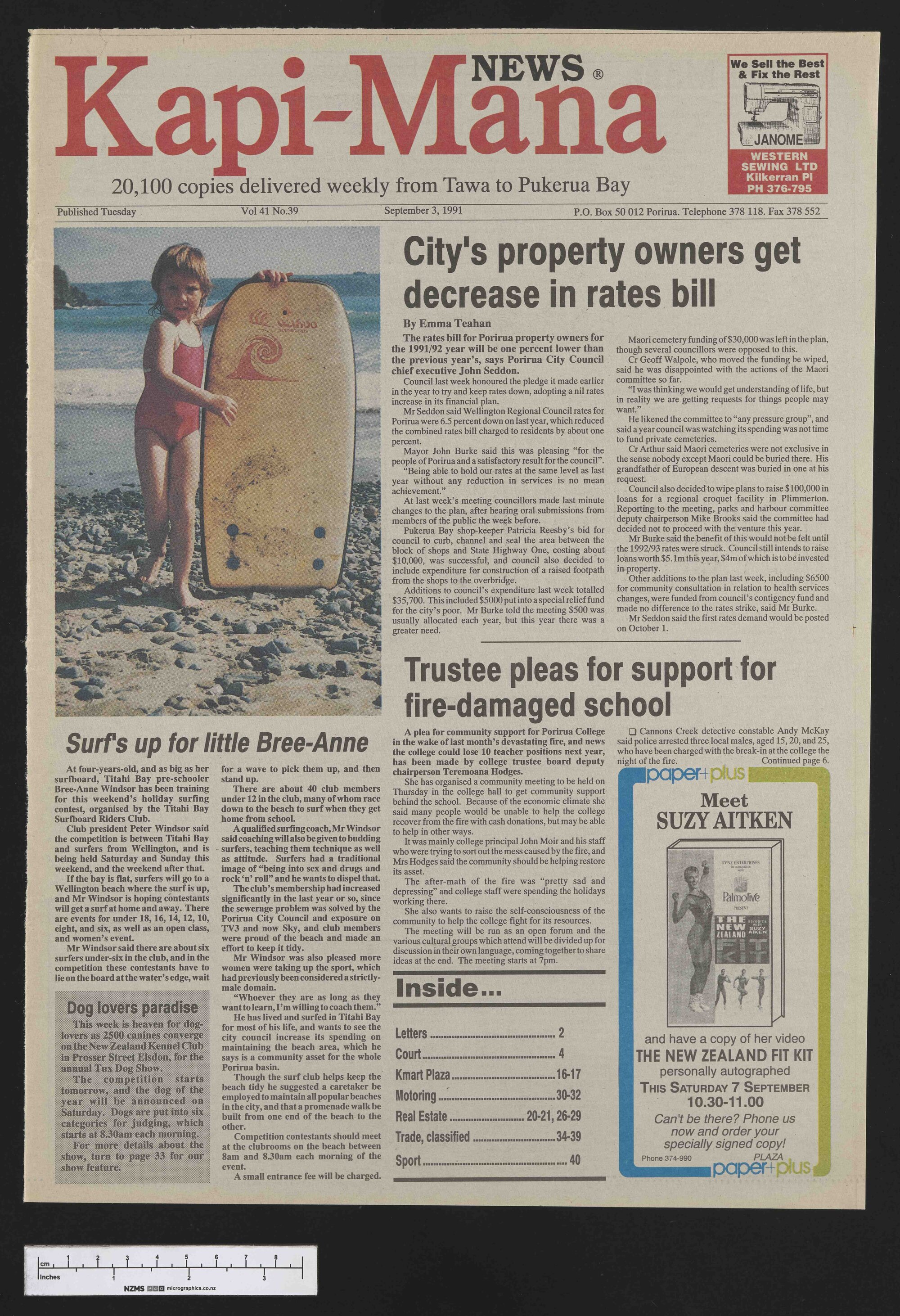 1991-09-03 Kapi-Mana News