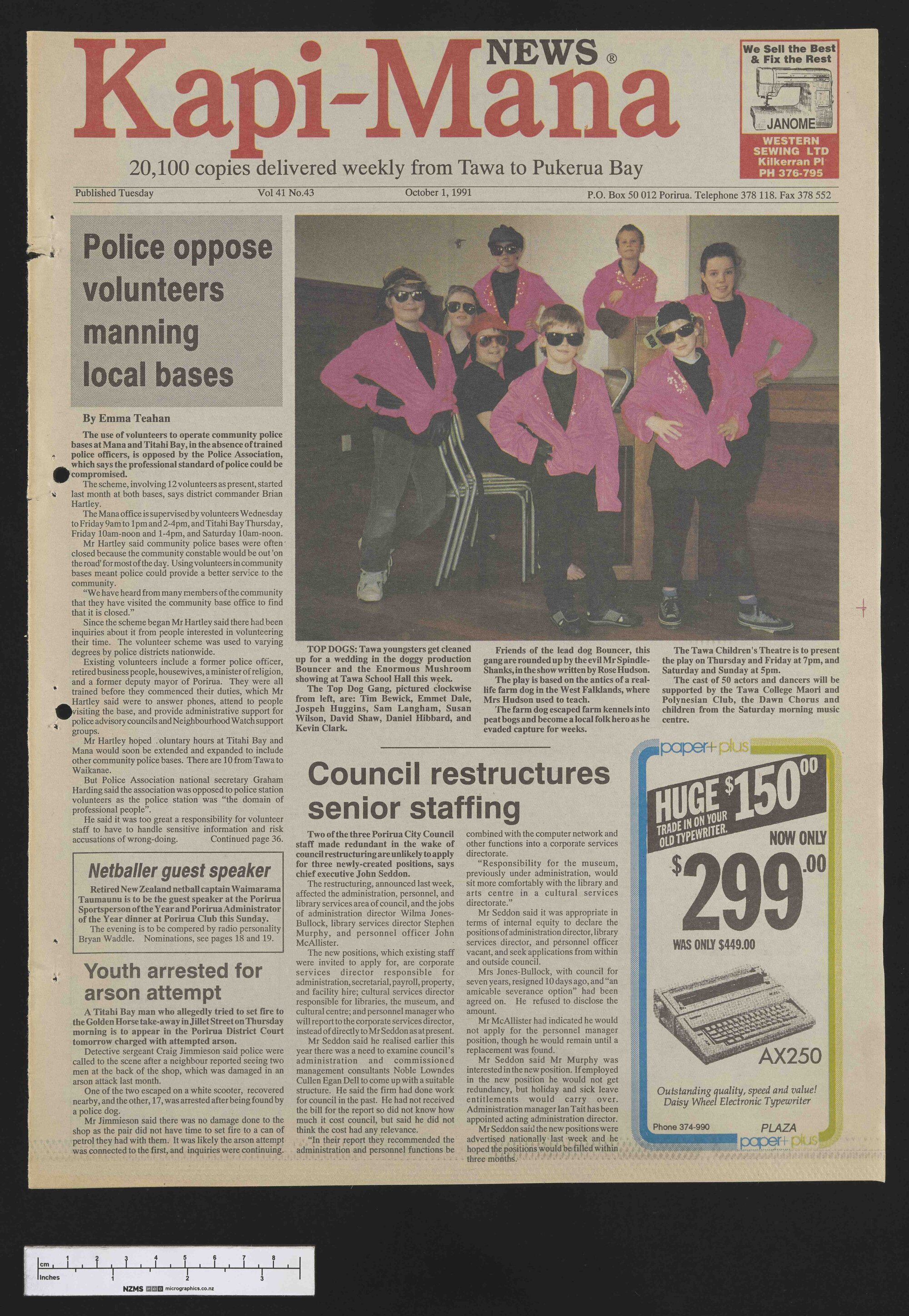 1991-10-01 Kapi-Mana News