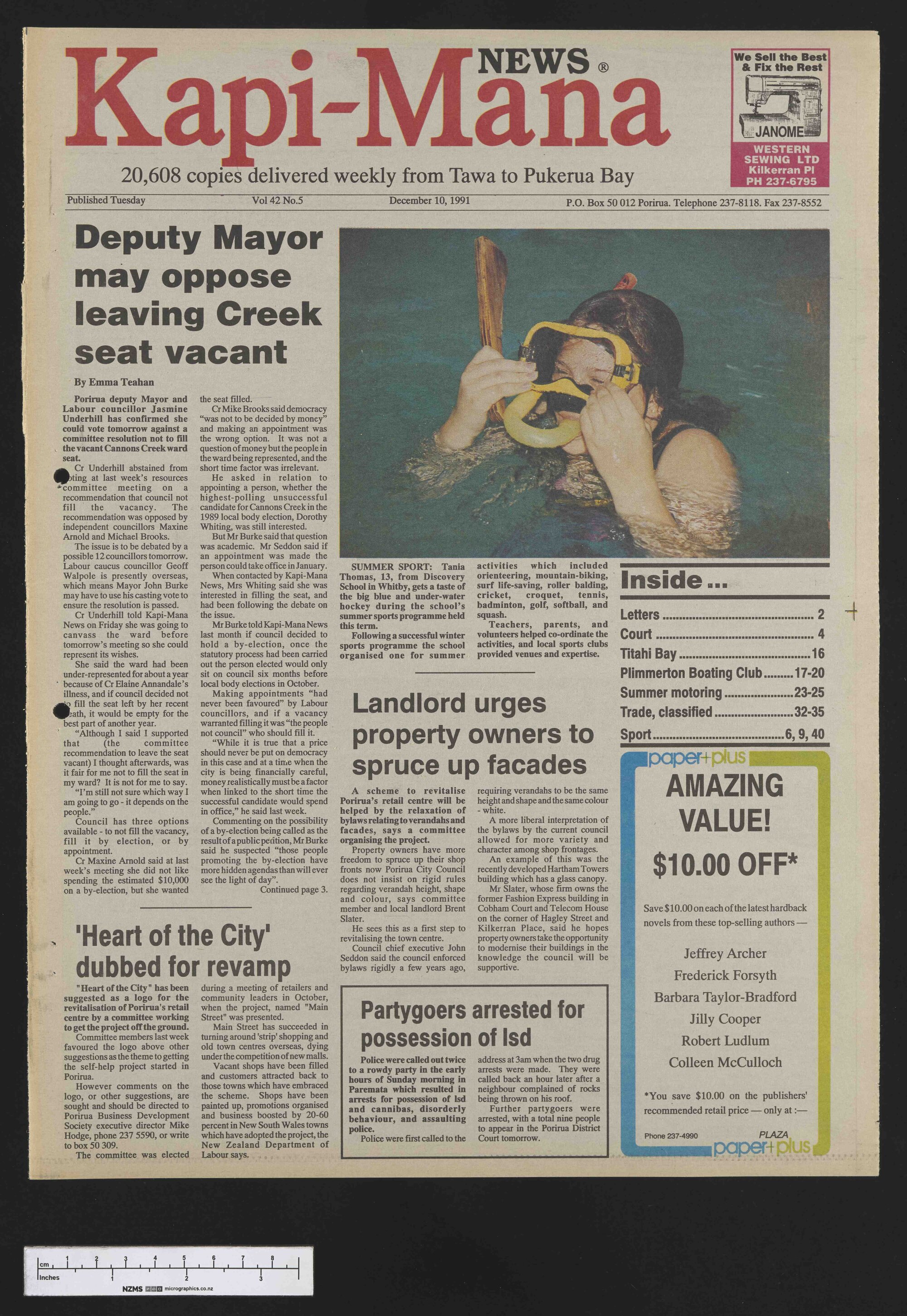 1991-12-10 Kapi-Mana News