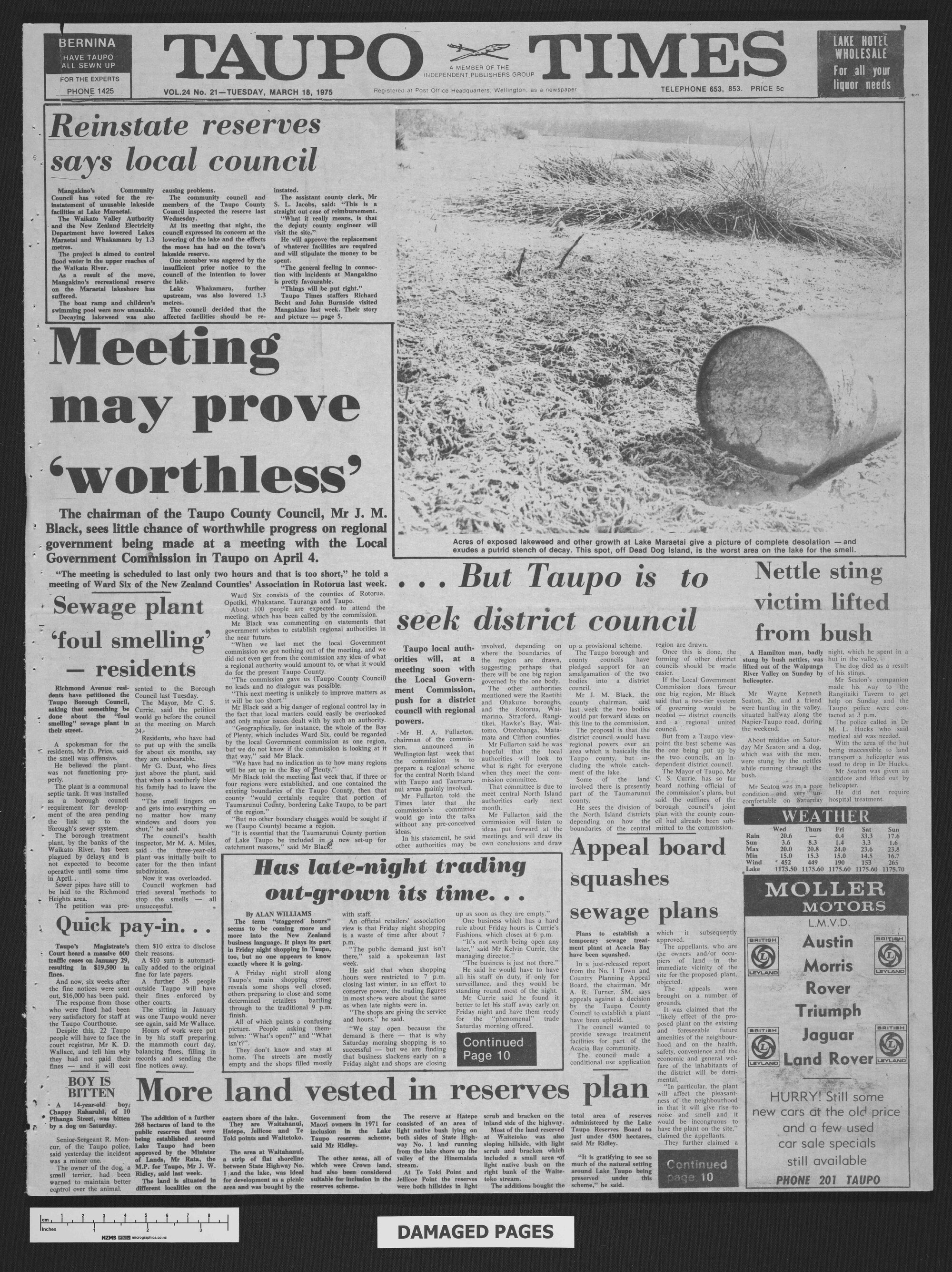 1975-03-18 Taupō Times