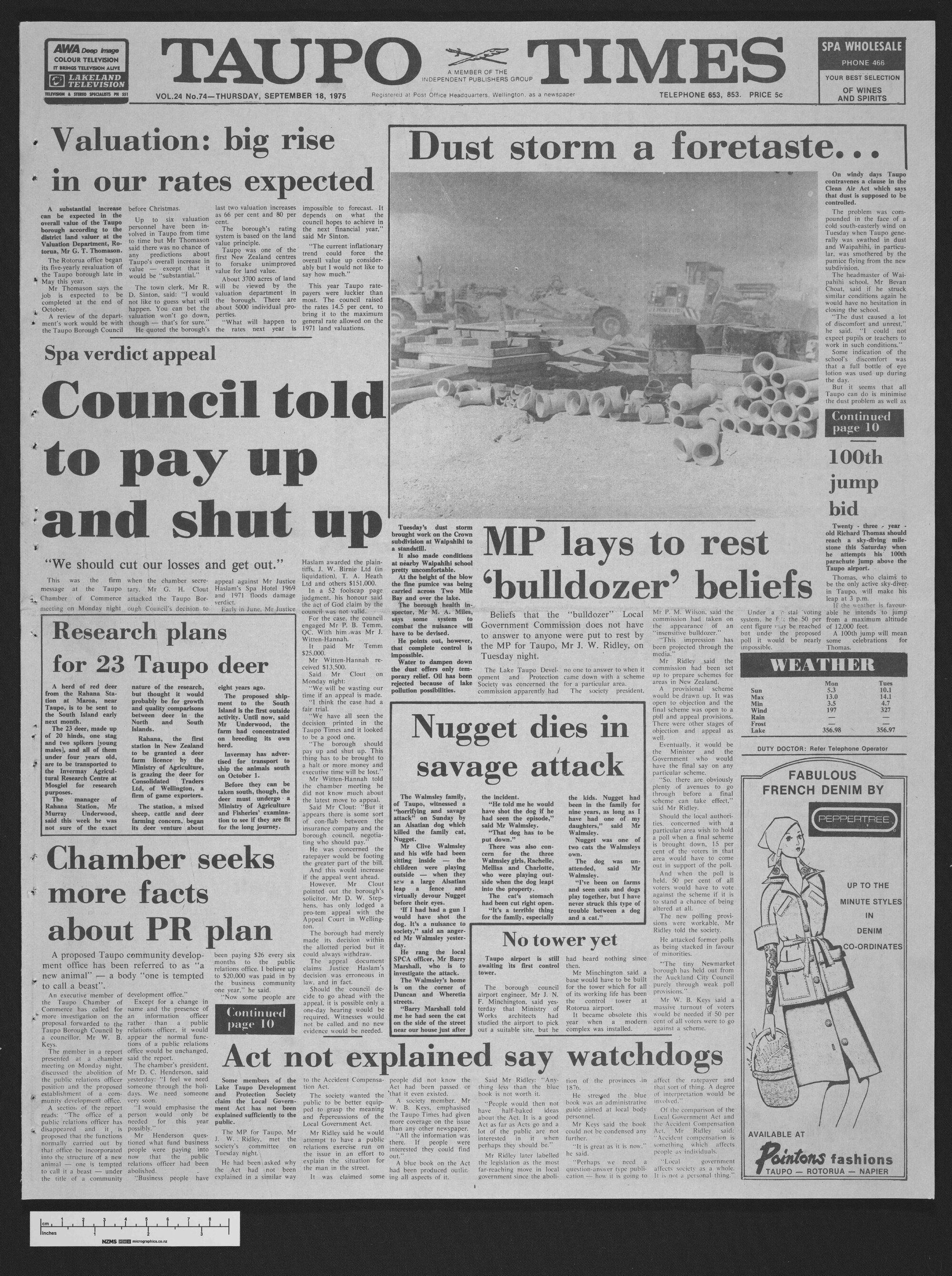 1975-09-18 Taupō Times
