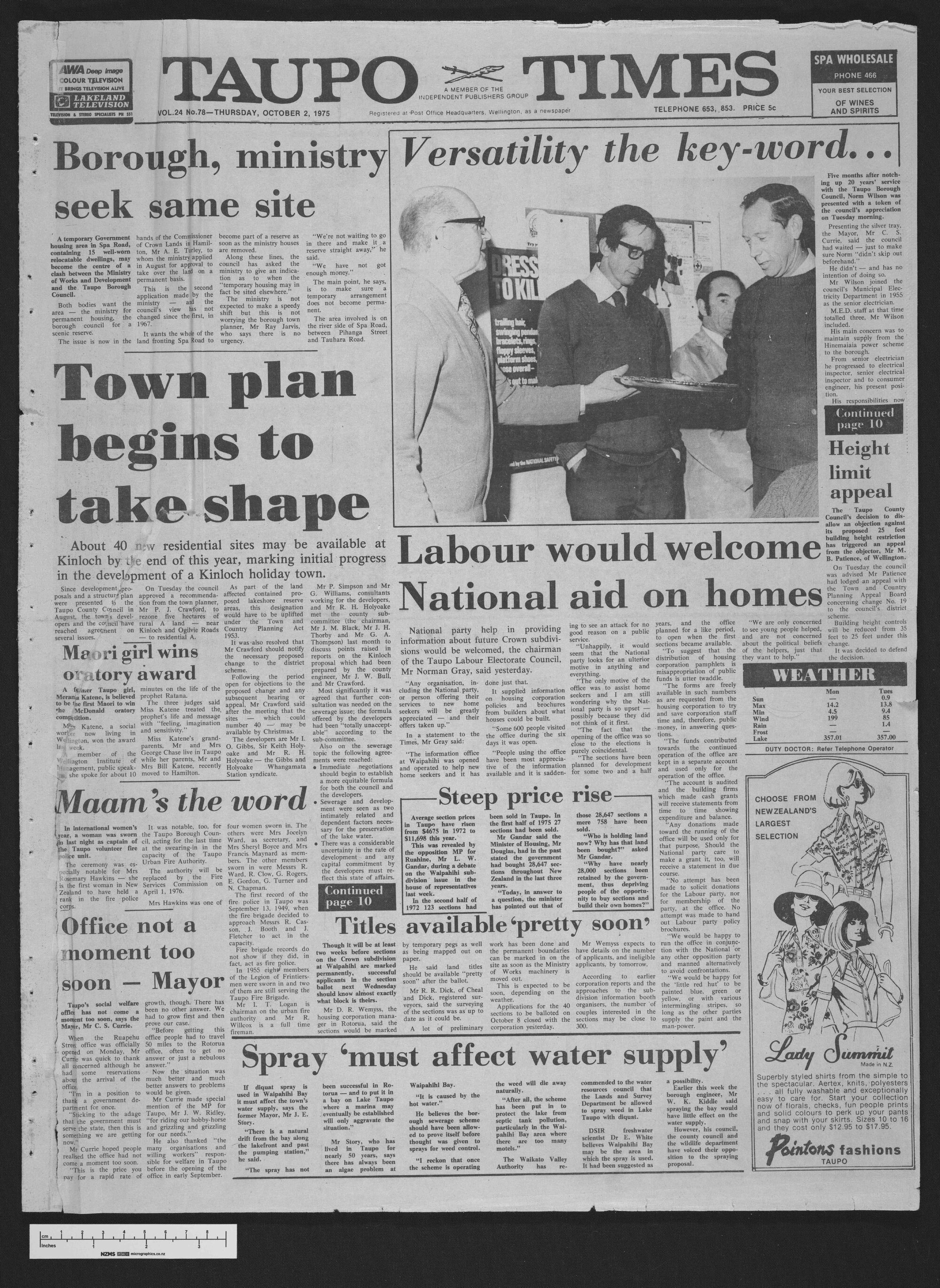1975-10-02 Taupō Times