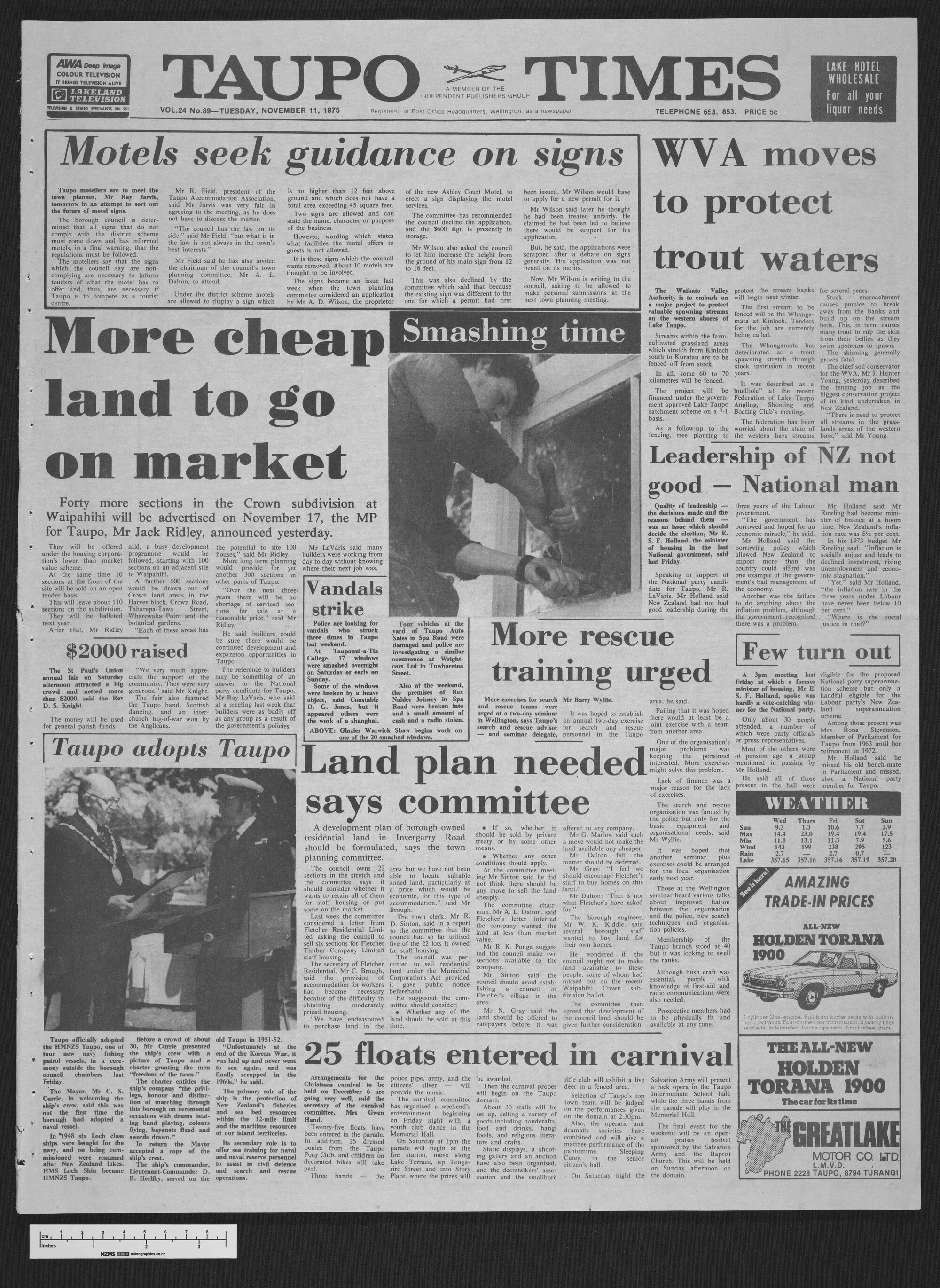 1975-11-11 Taupō Times