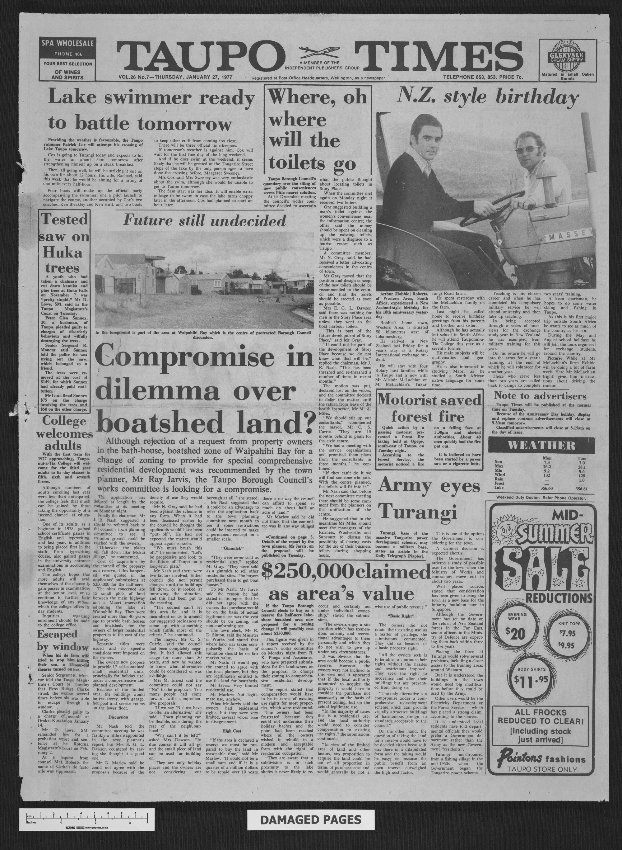 1977-01-27 Taupō Times
