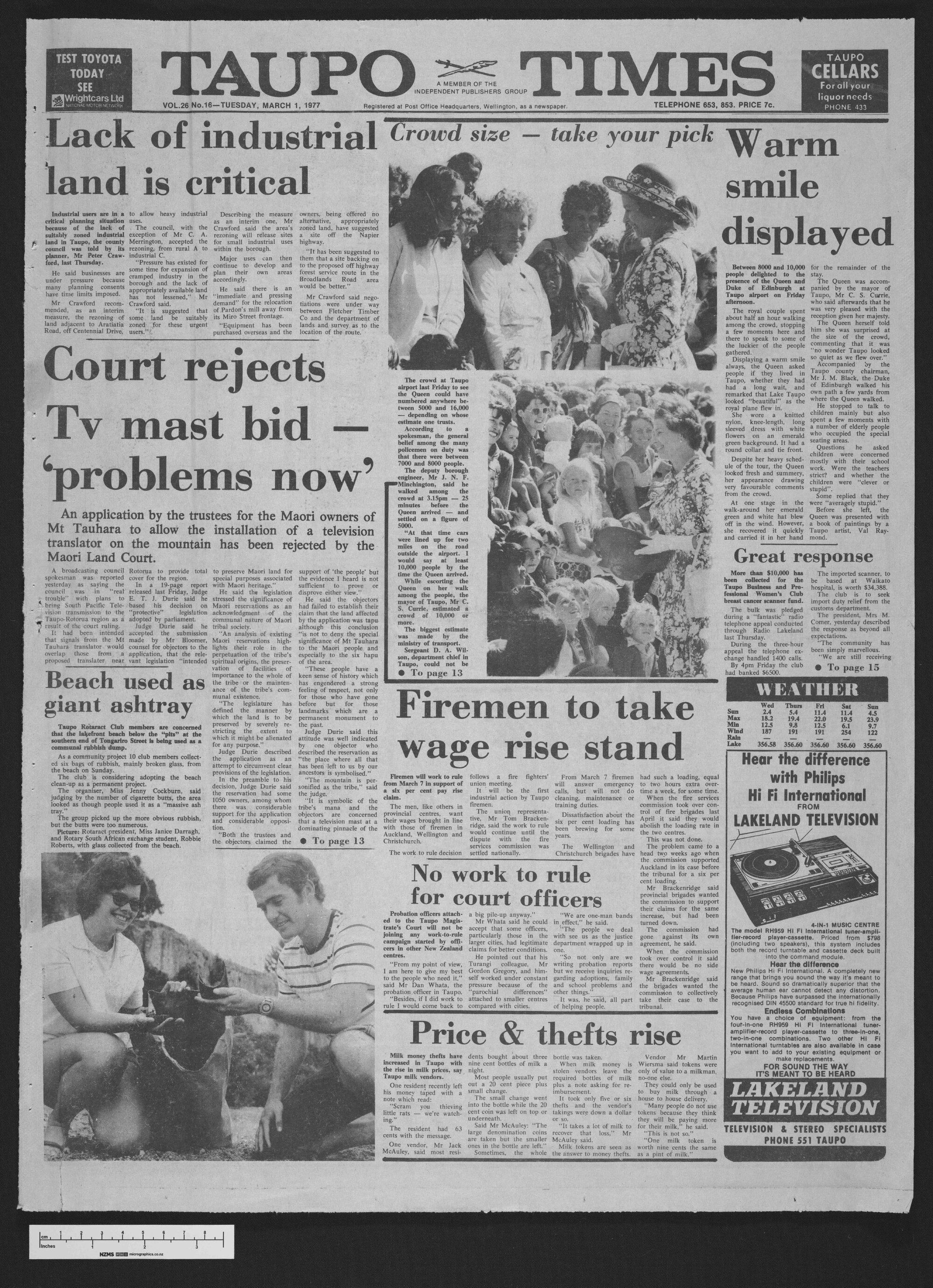 1977-03-01 Taupō Times