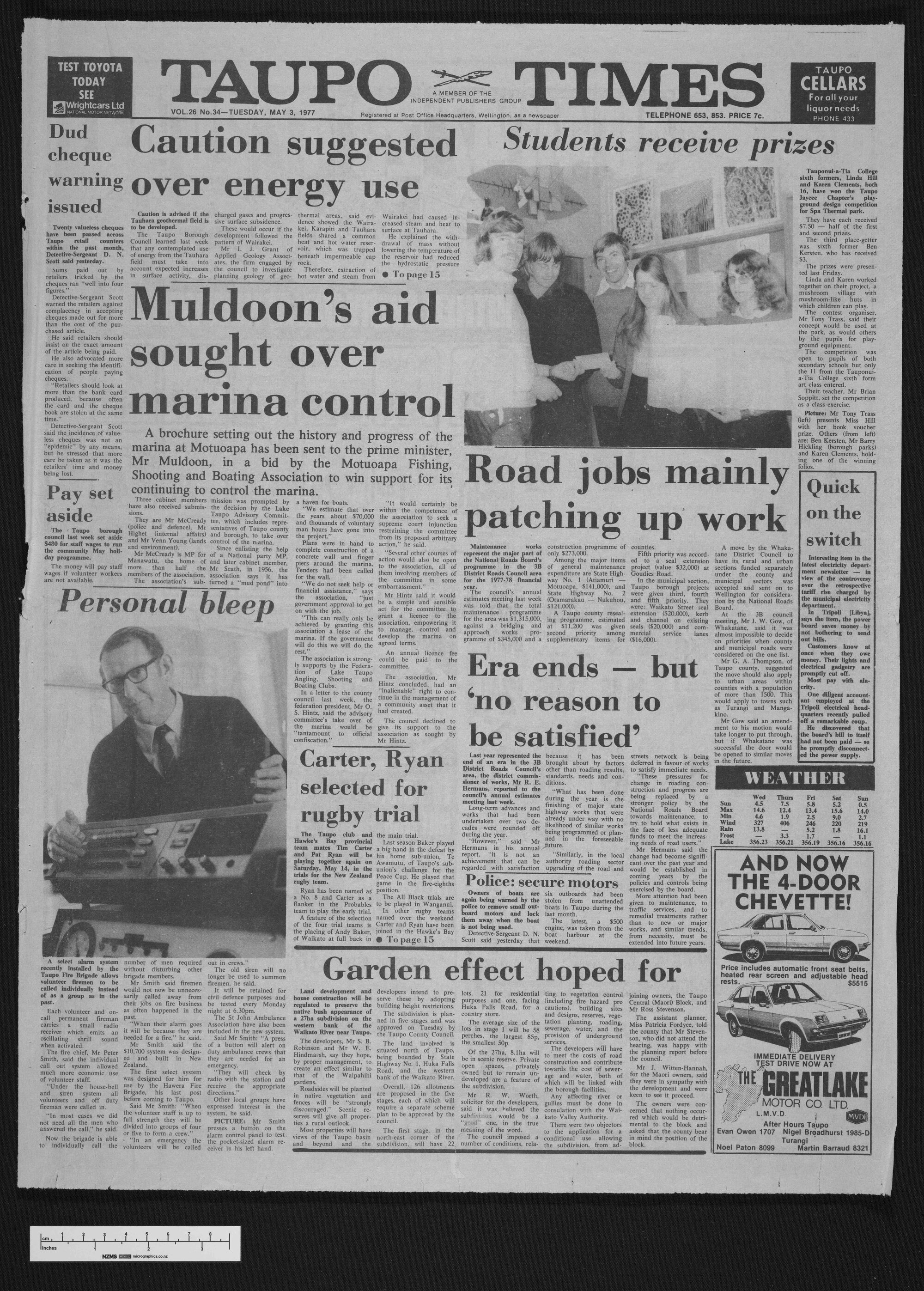 1977-05-03 Taupō Times