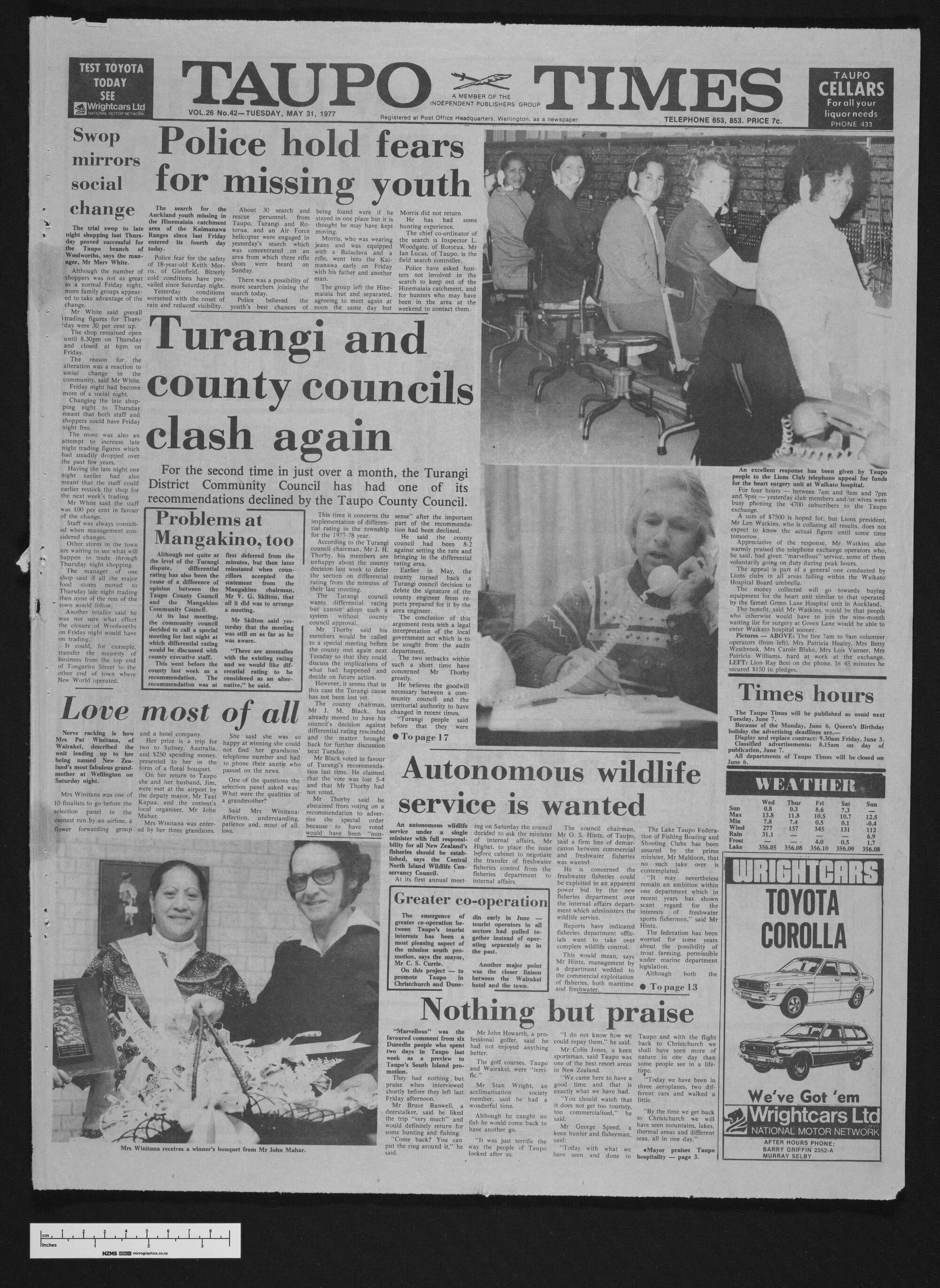 1977-05-31 Taupō Times