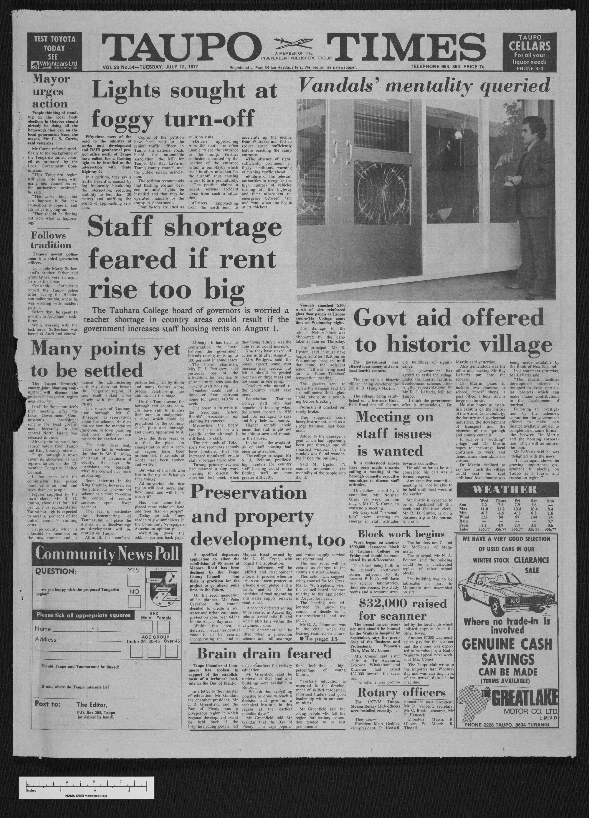 1977-07-12 Taupō Times