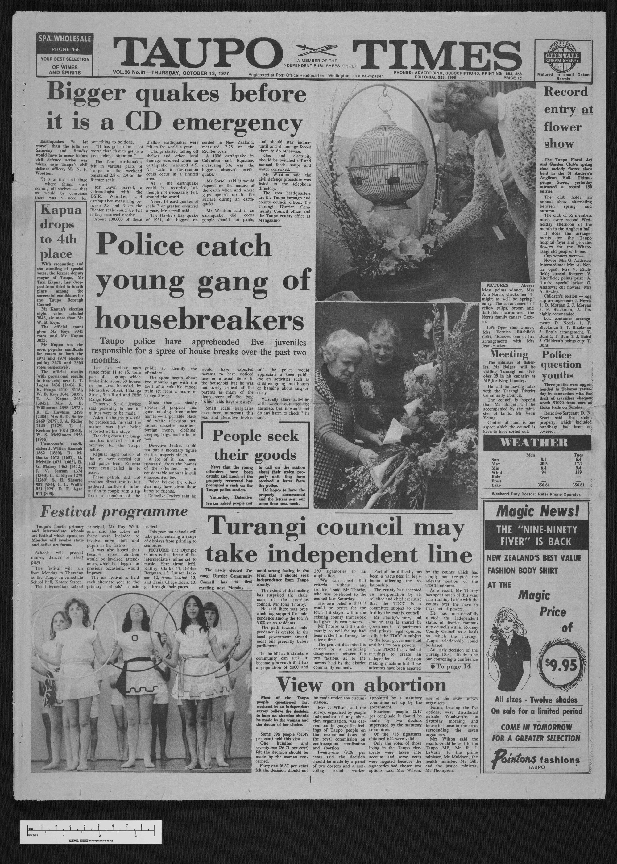 1977-10-13 Taupō Times