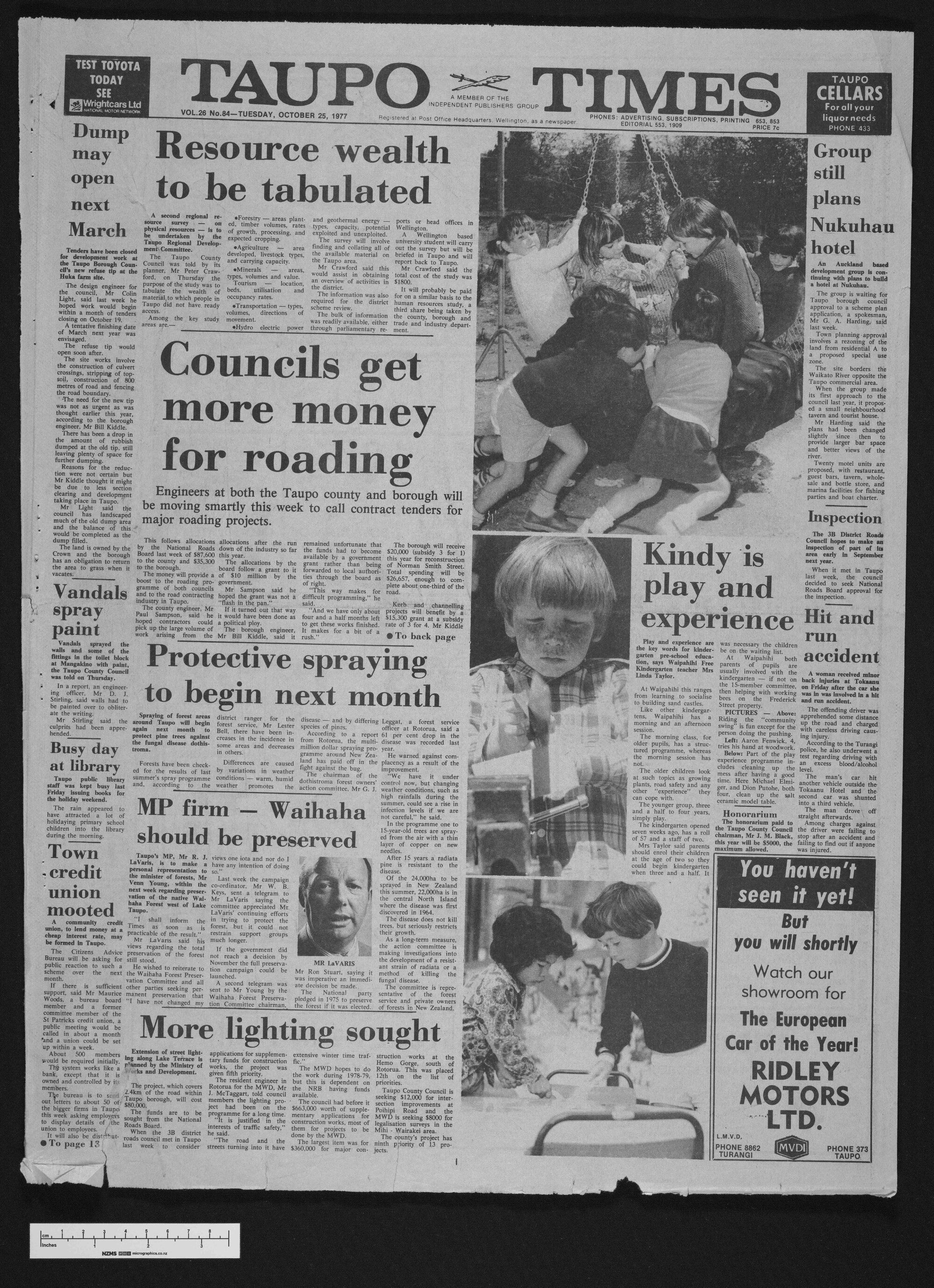 1977-10-25 Taupō Times