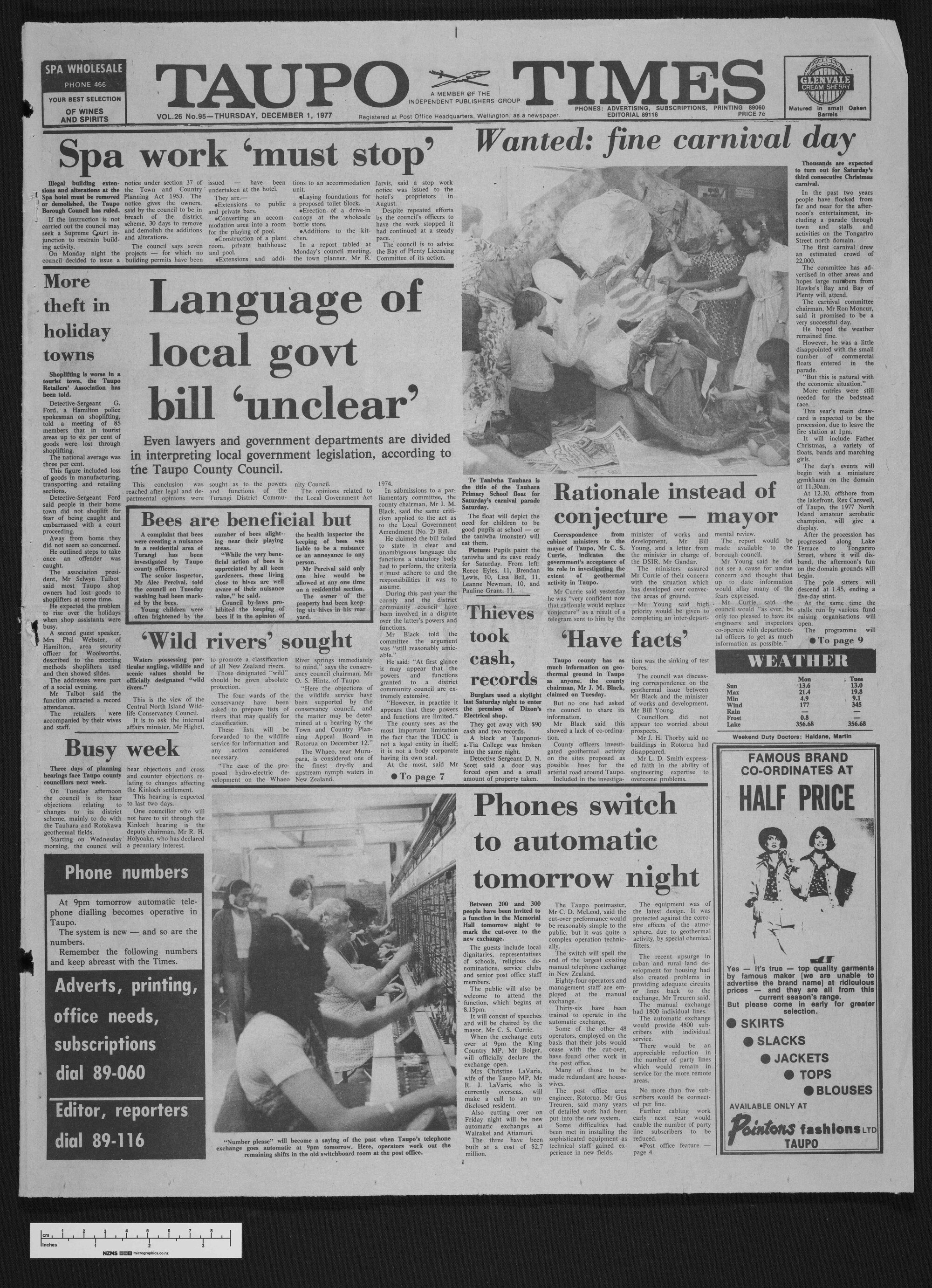 1977-12-01 Taupō Times