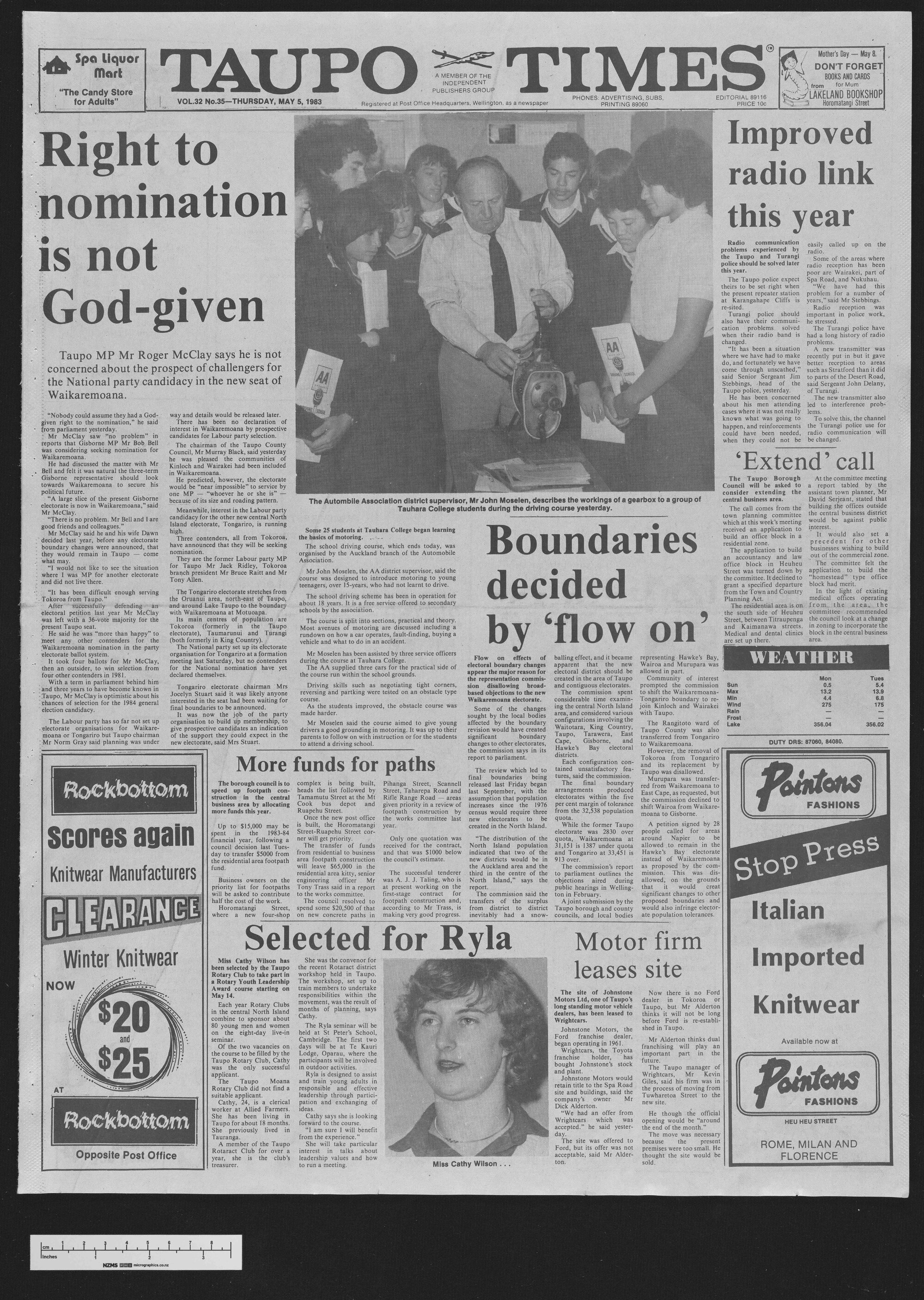 1983-05-05 Taupō Times
