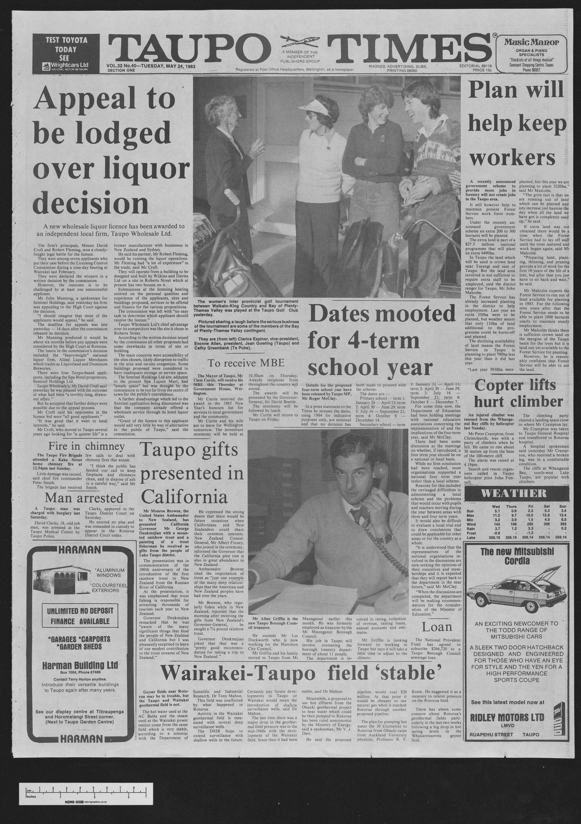 1983-05-24 Taupō Times