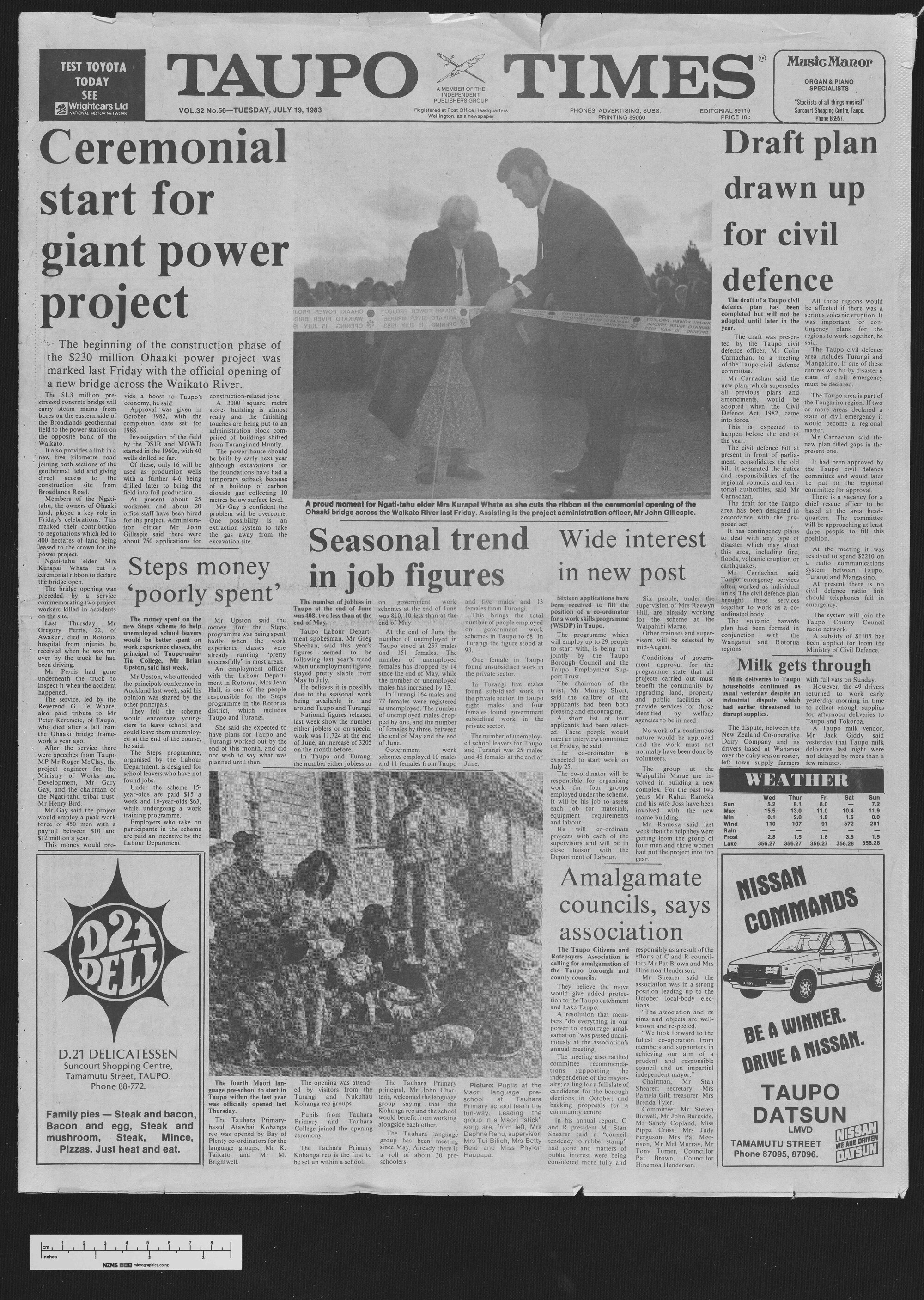1983-07-19 Taupō Times