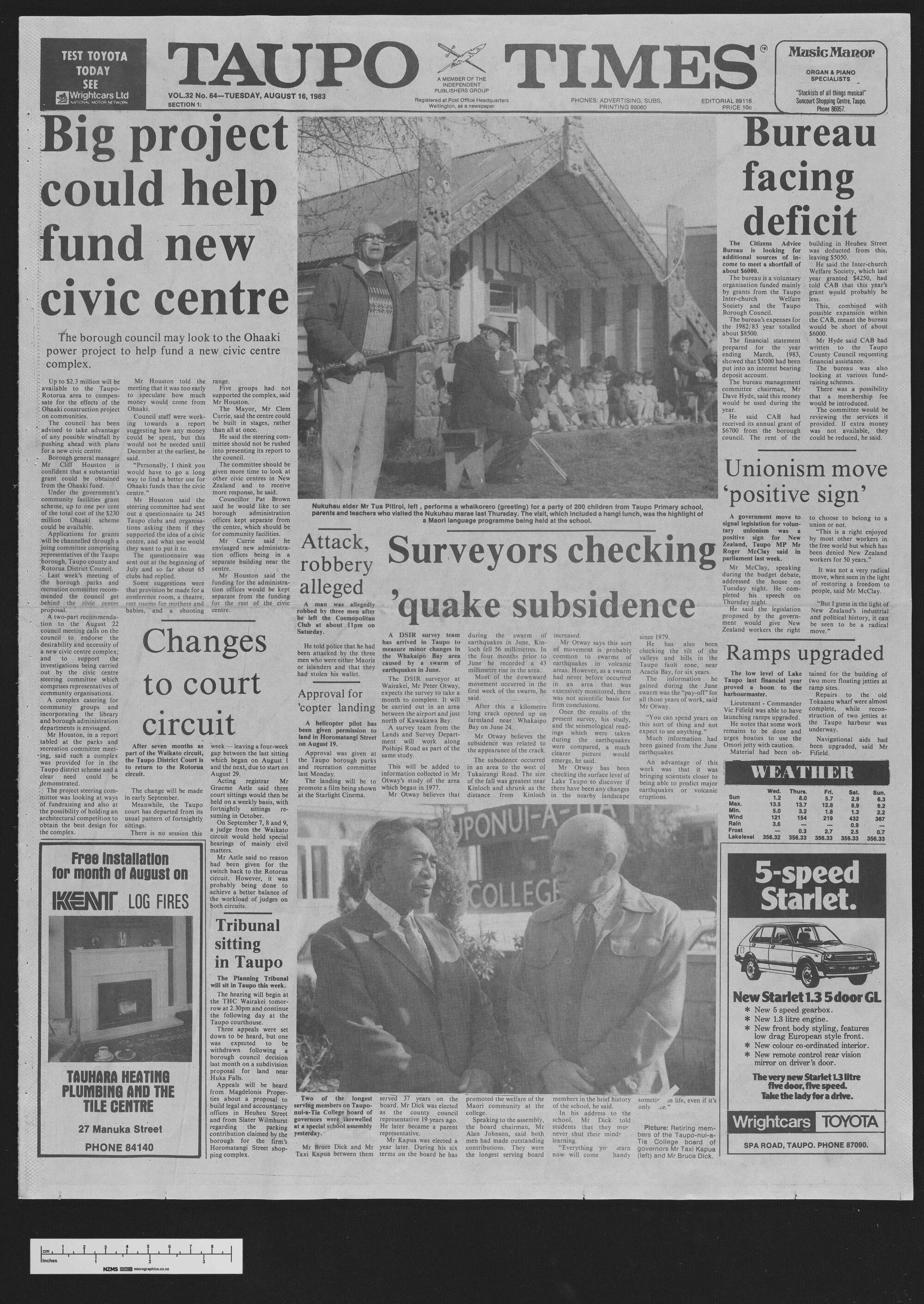1983-08-16 Taupō Times