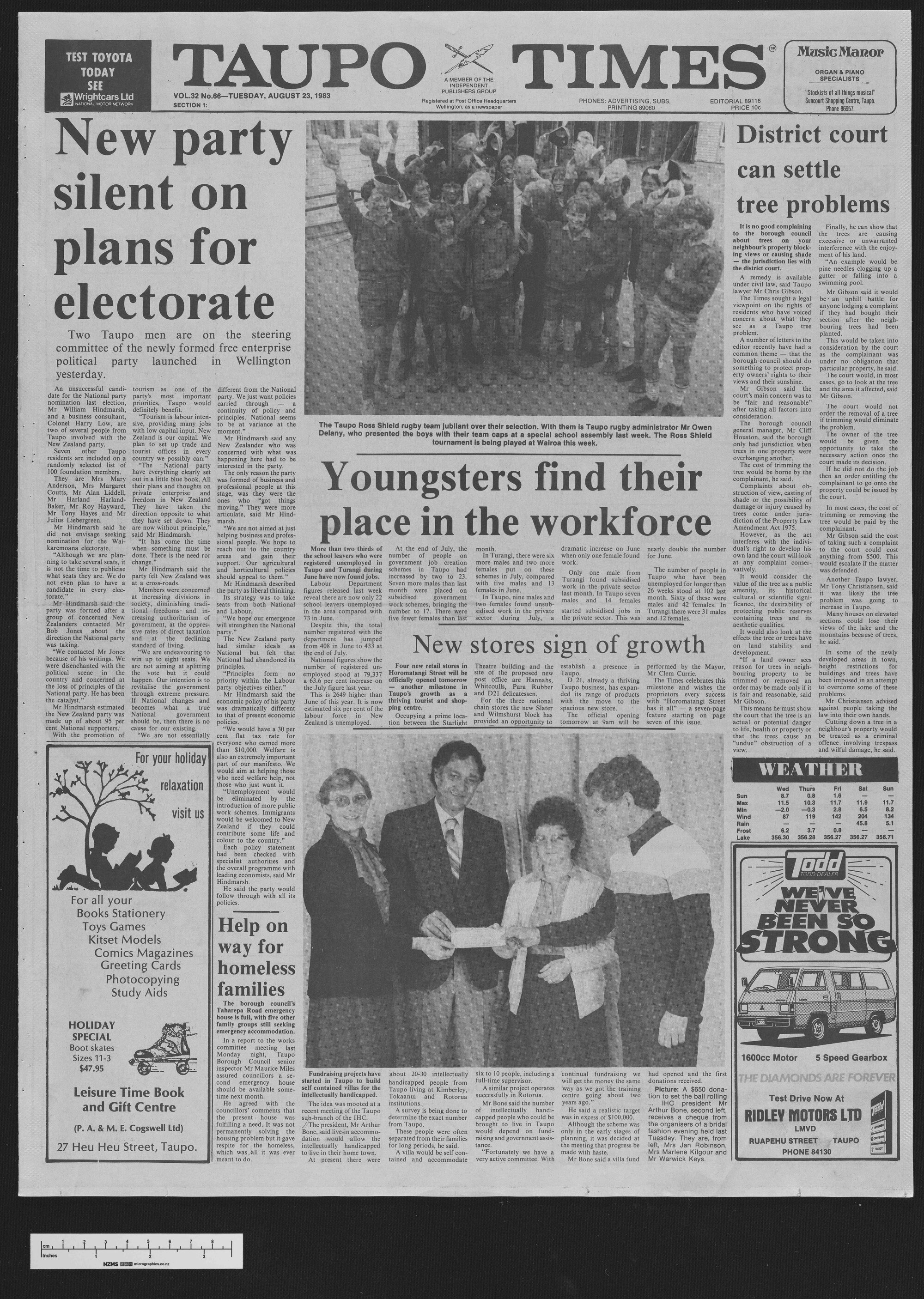 1983-08-23 Taupō Times