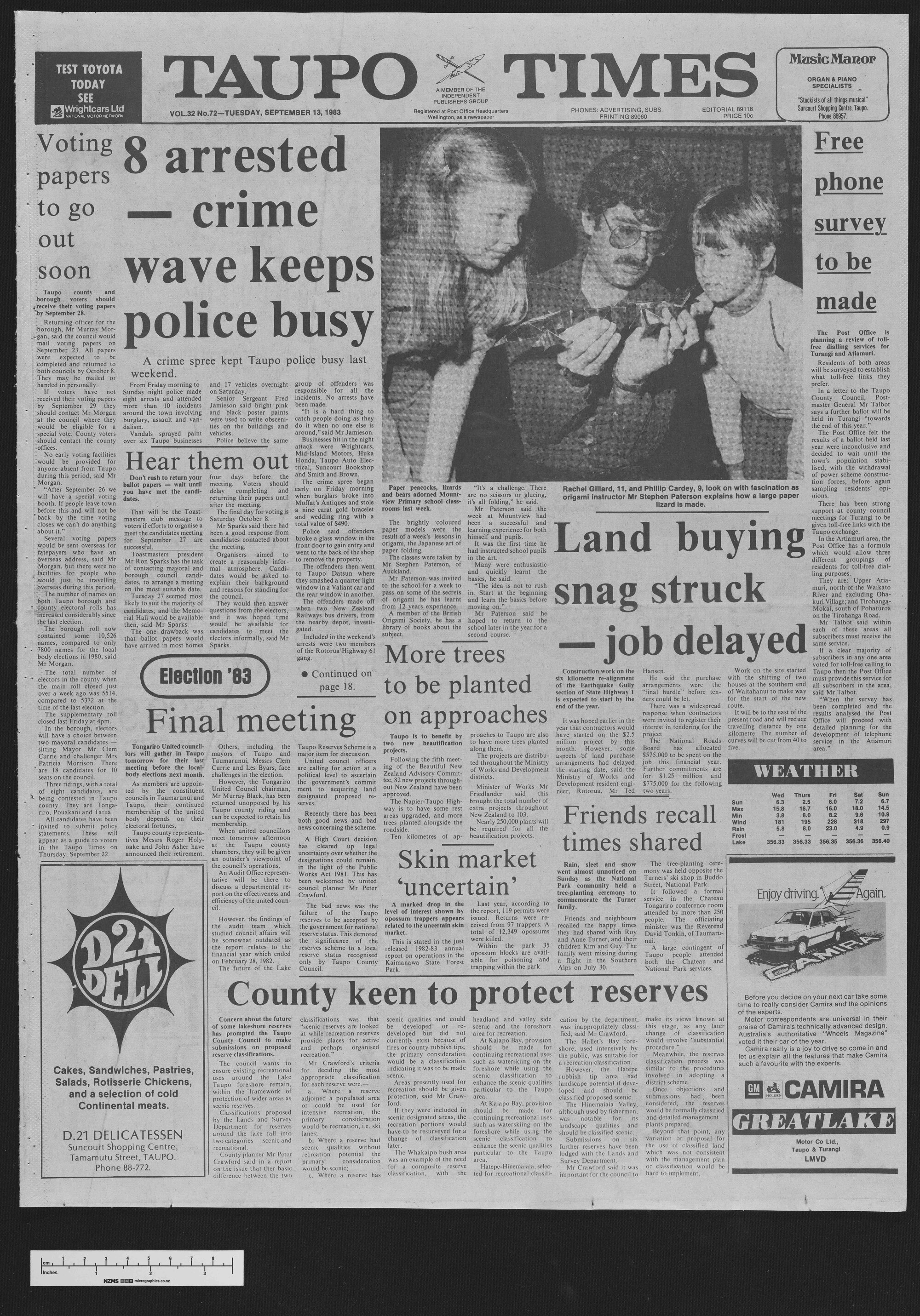 1983-09-13 Taupō Times