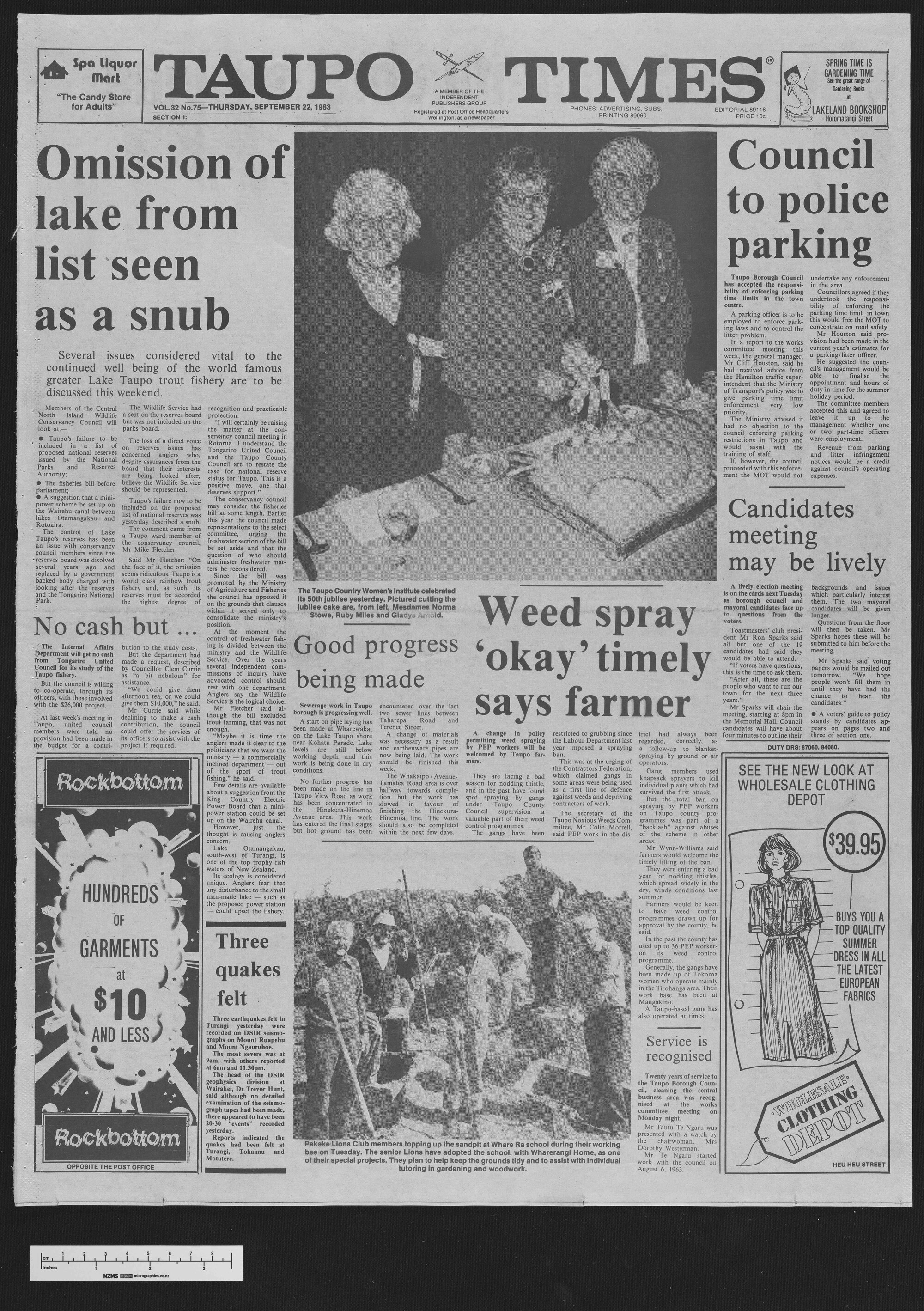 1983-09-22 Taupō Times