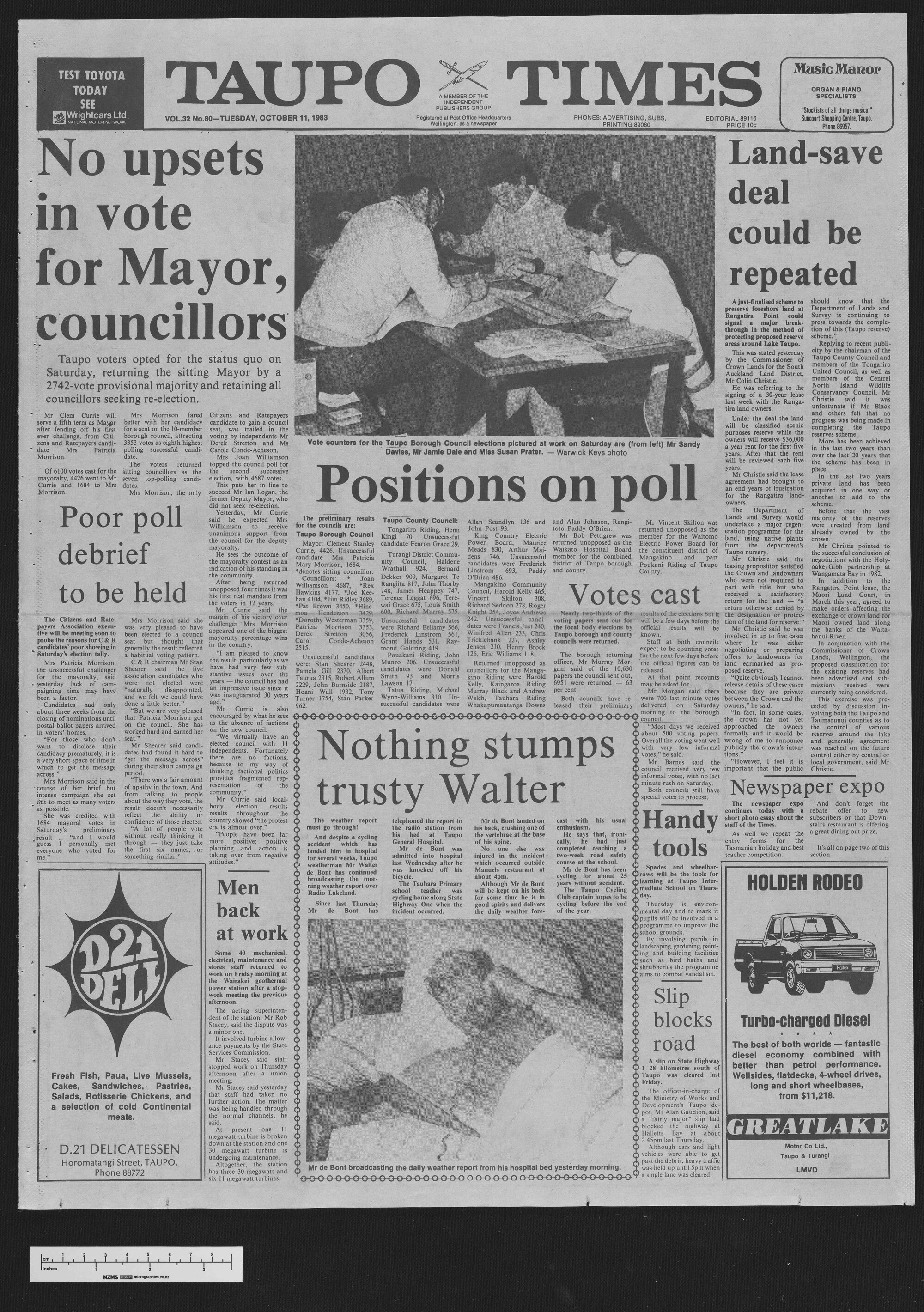 1983-10-11 Taupō Times