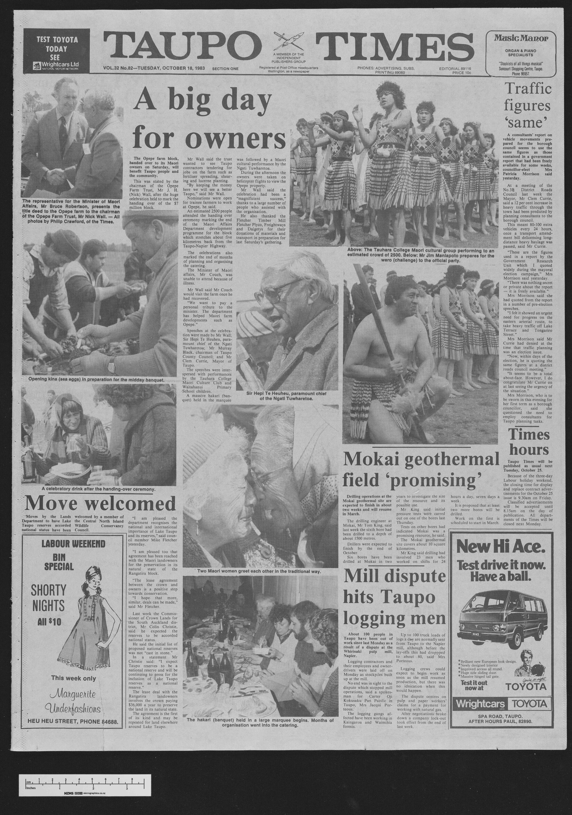 1983-10-18 Taupō Times