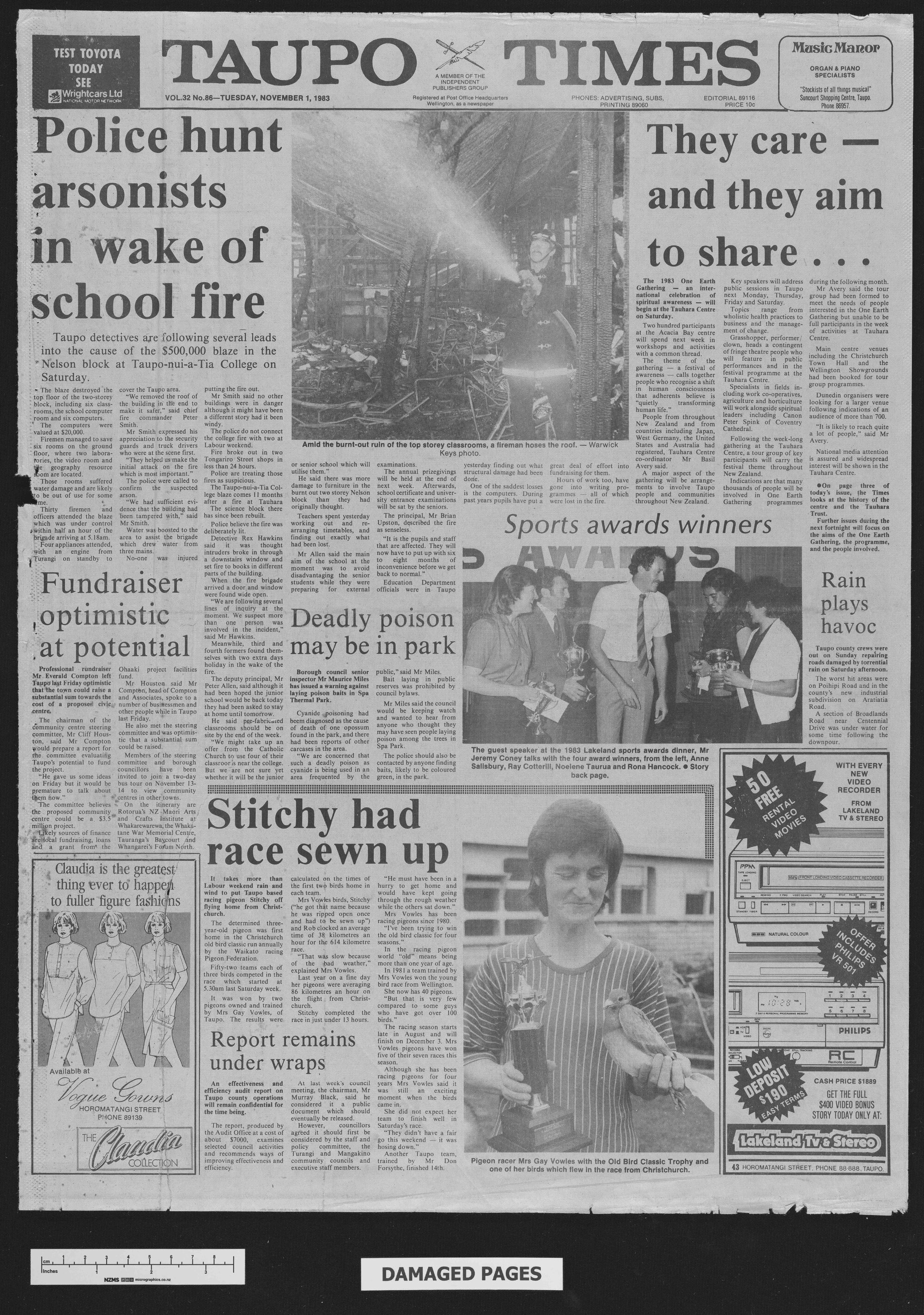 1983-11-01 Taupō Times