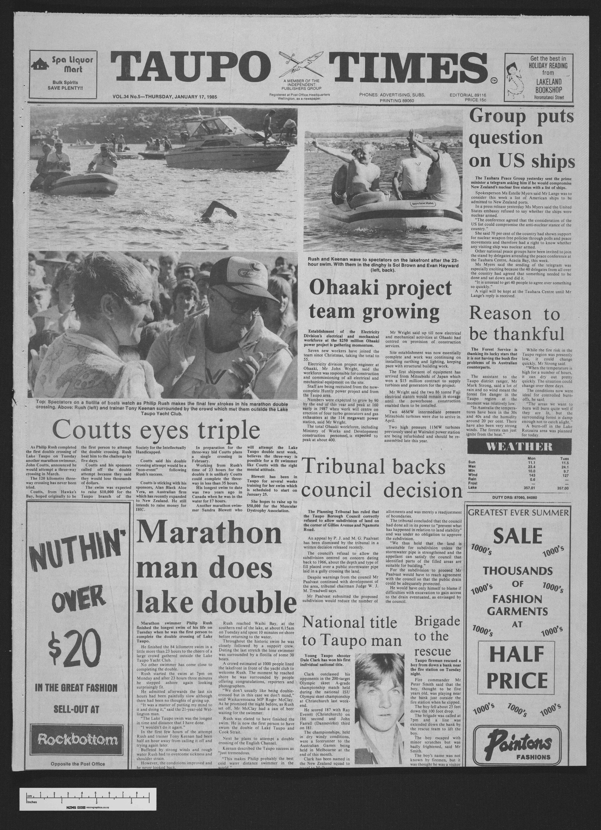 1985-01-17 Taupō Times