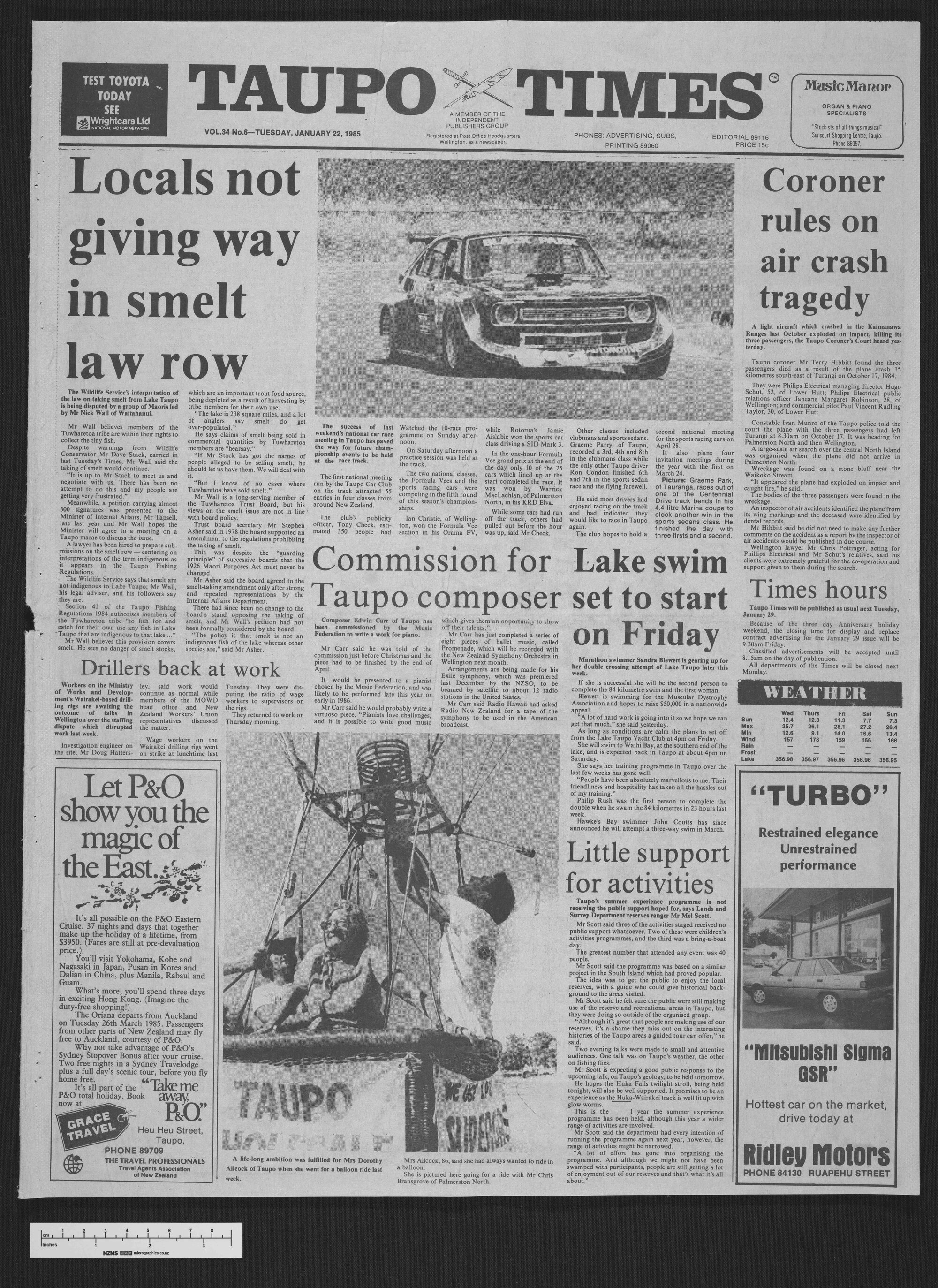 1985-01-22 Taupō Times