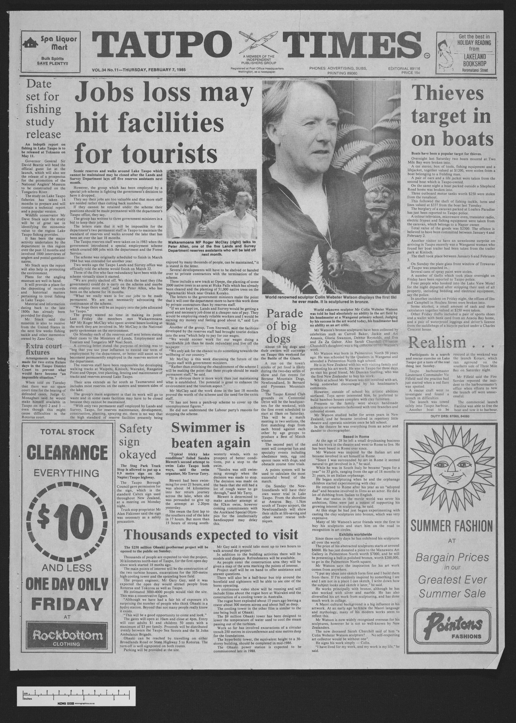 1985-02-07 Taupō Times