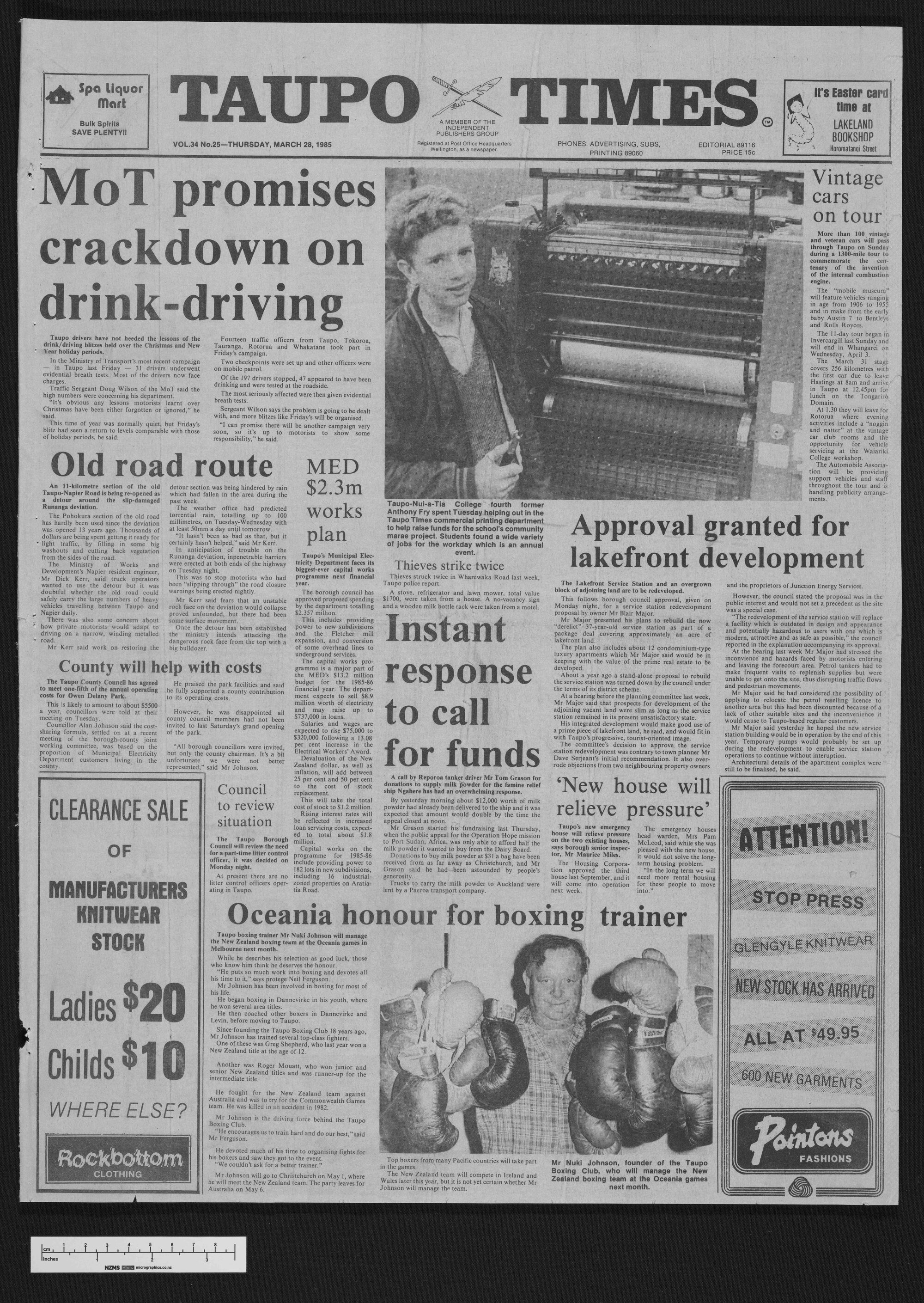 1985-03-28 Taupō Times