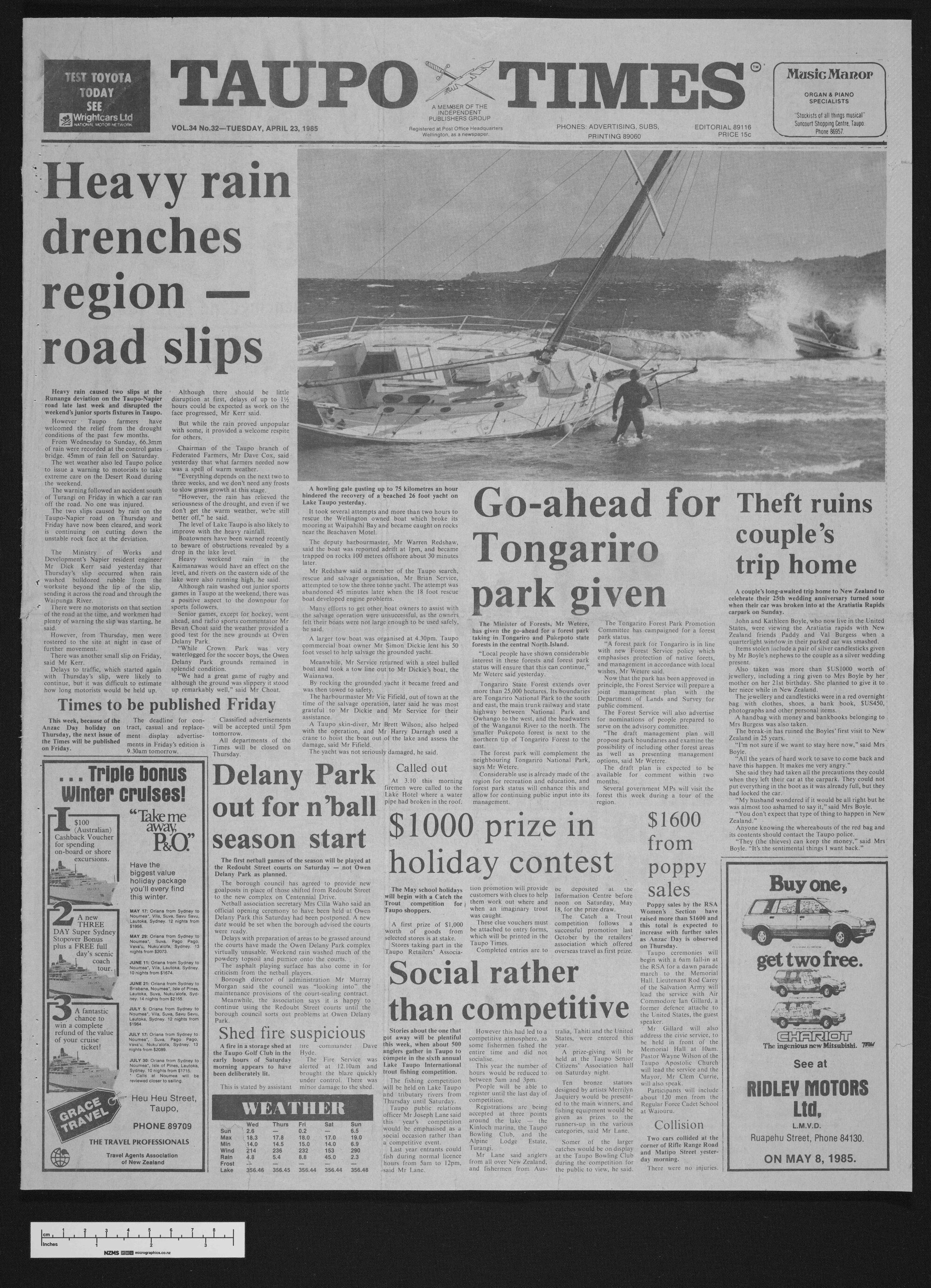 1985-04-23 Taupō Times
