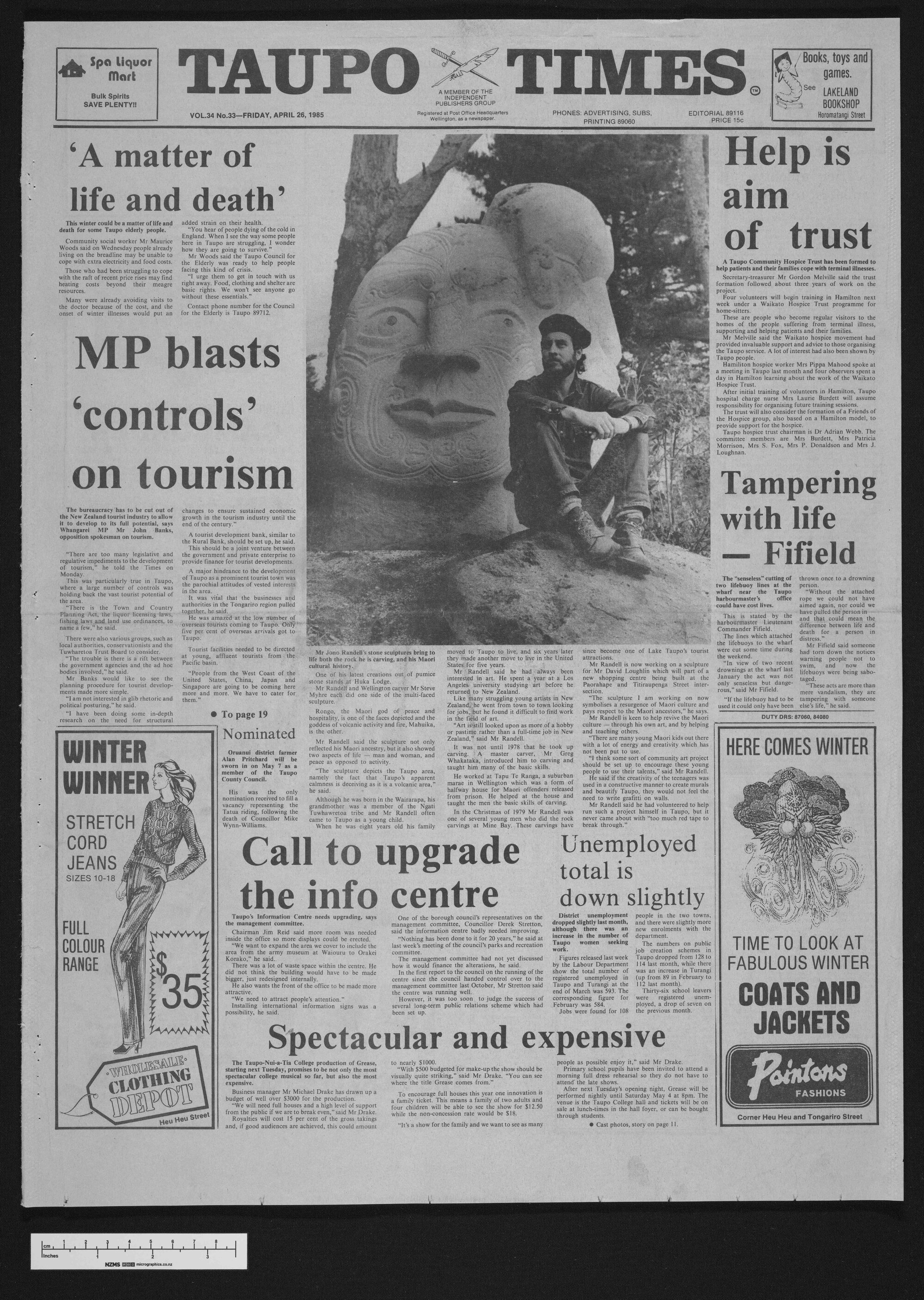 1985-04-26 Taupō Times