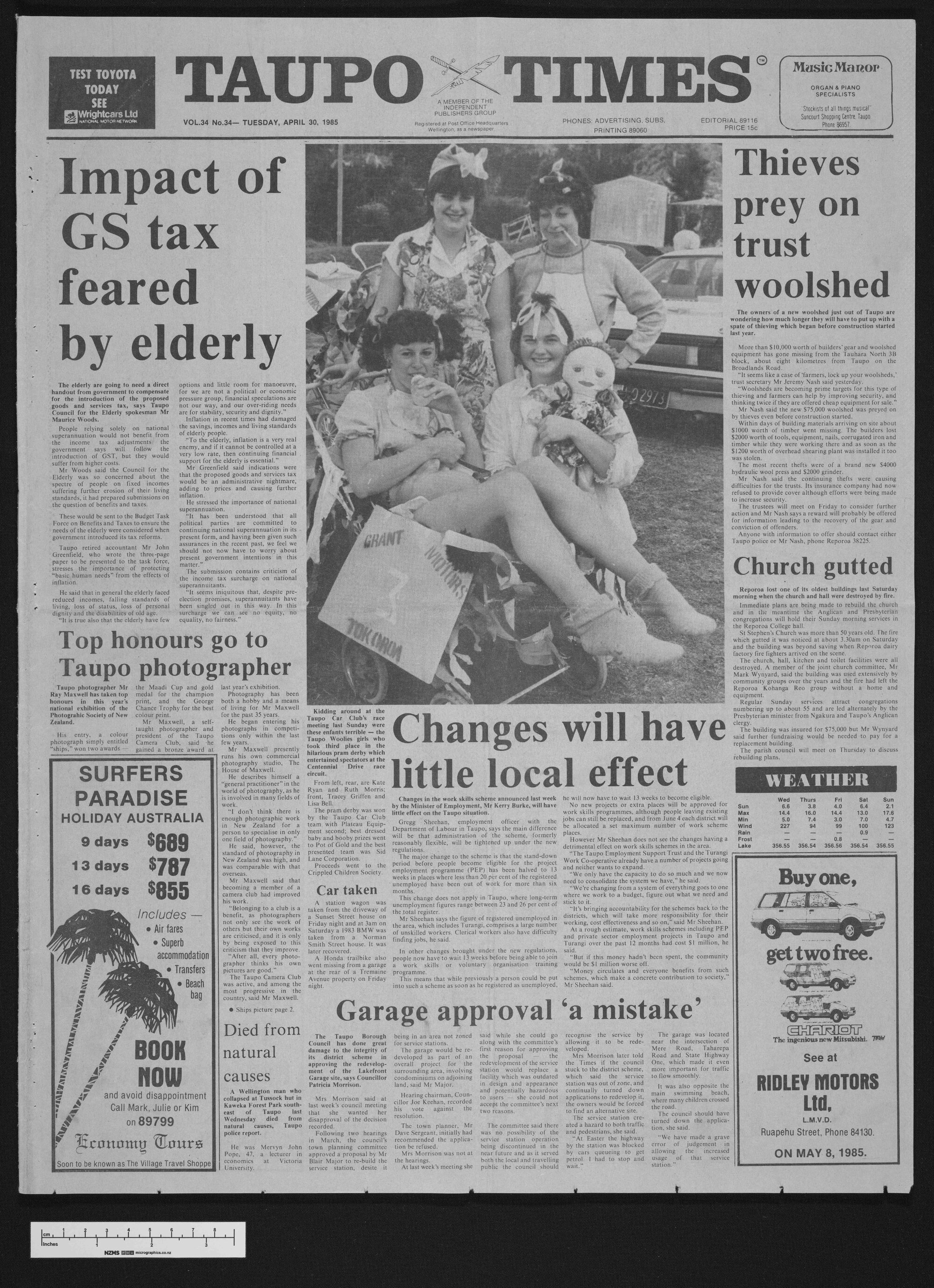 1985-04-30 Taupō Times