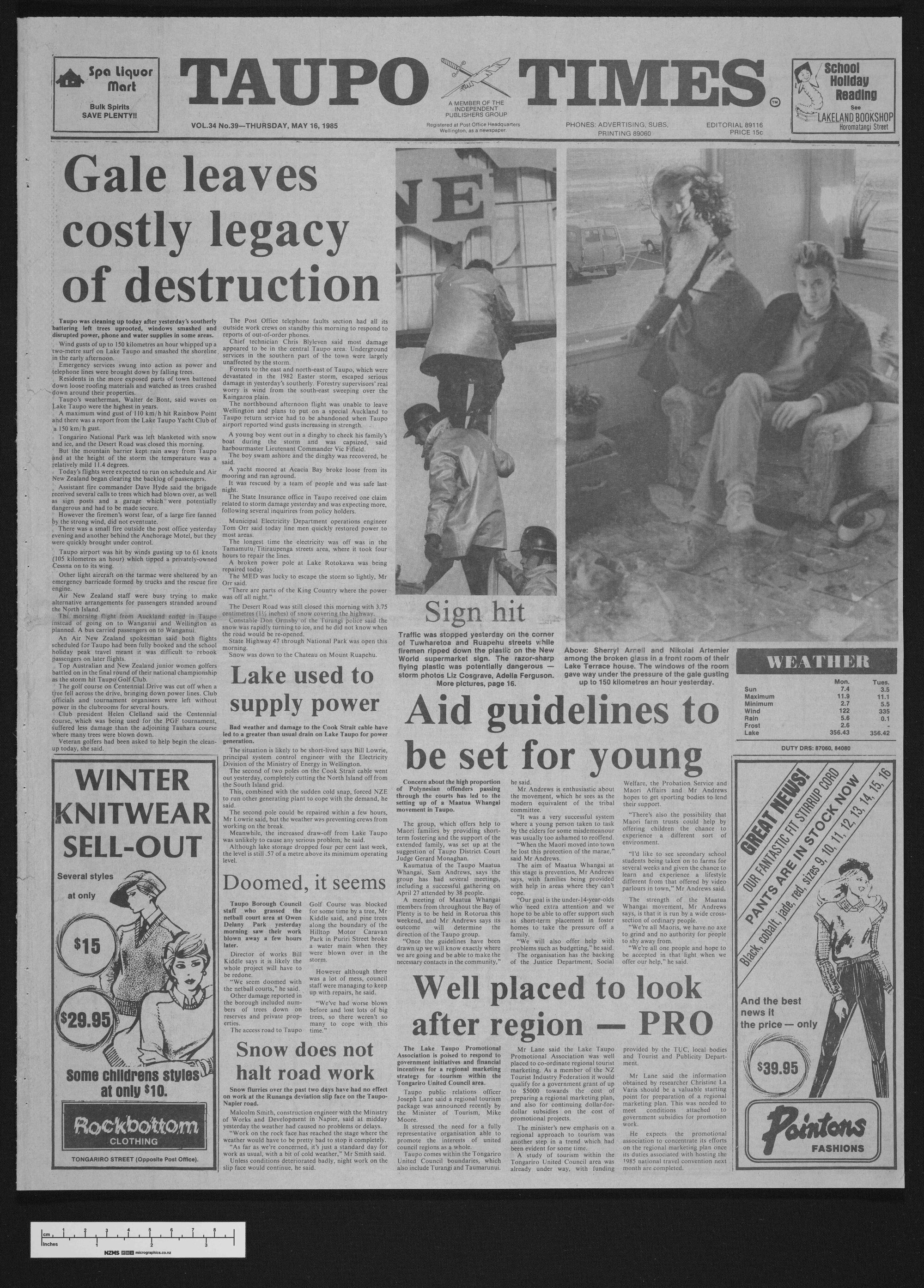 1985-05-16 Taupō Times