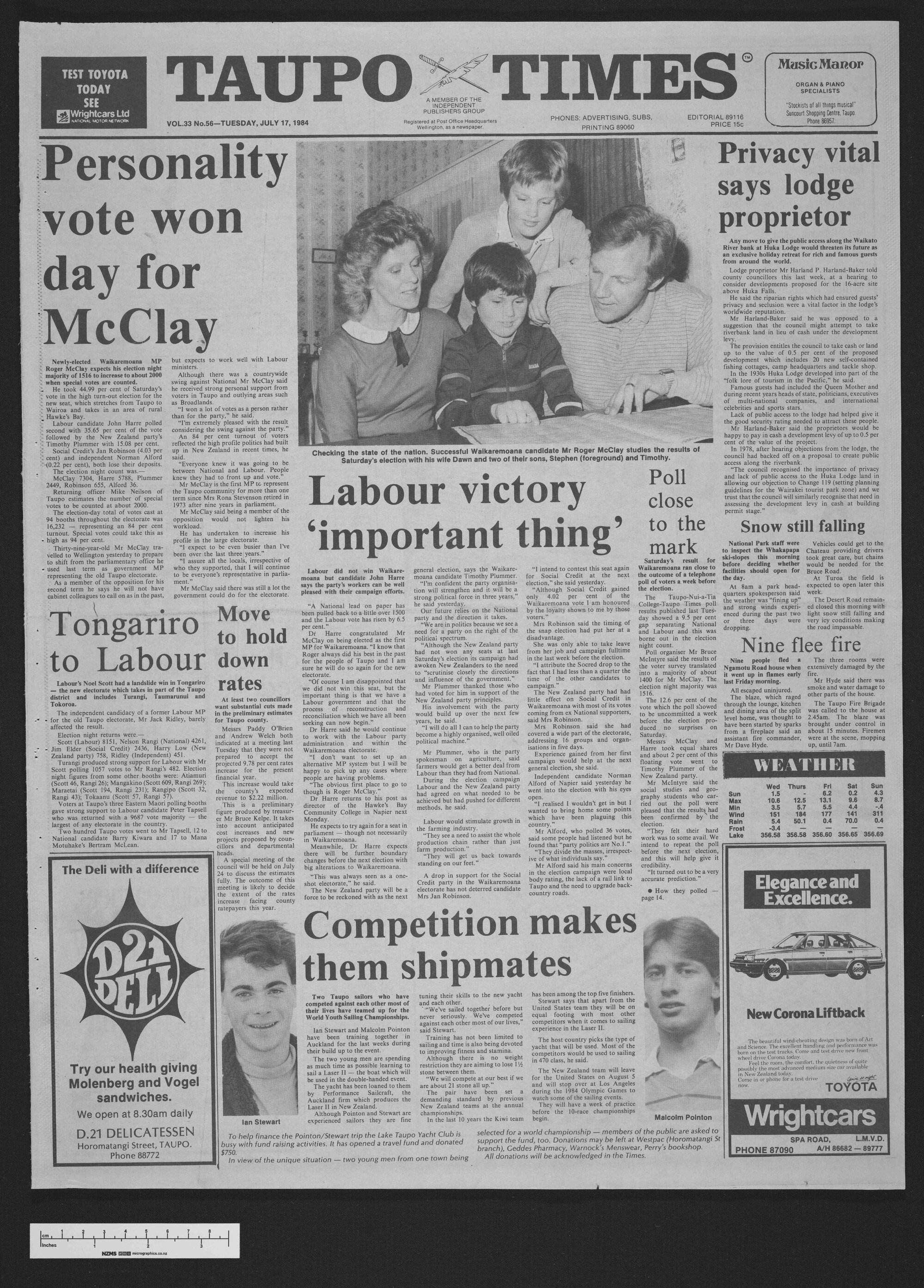 1984-07-17 Taupo Times