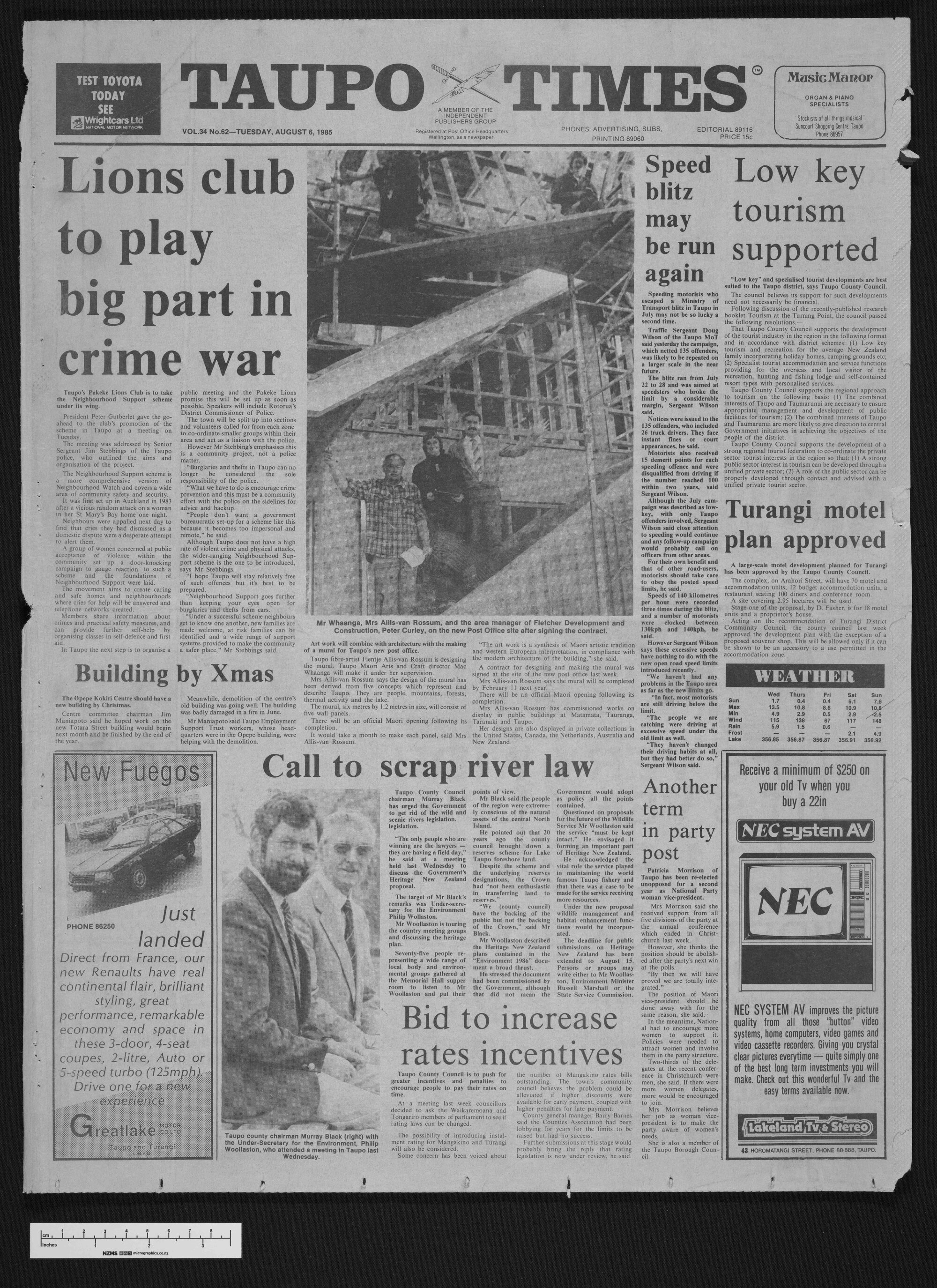1985-08-06 Taupō Times