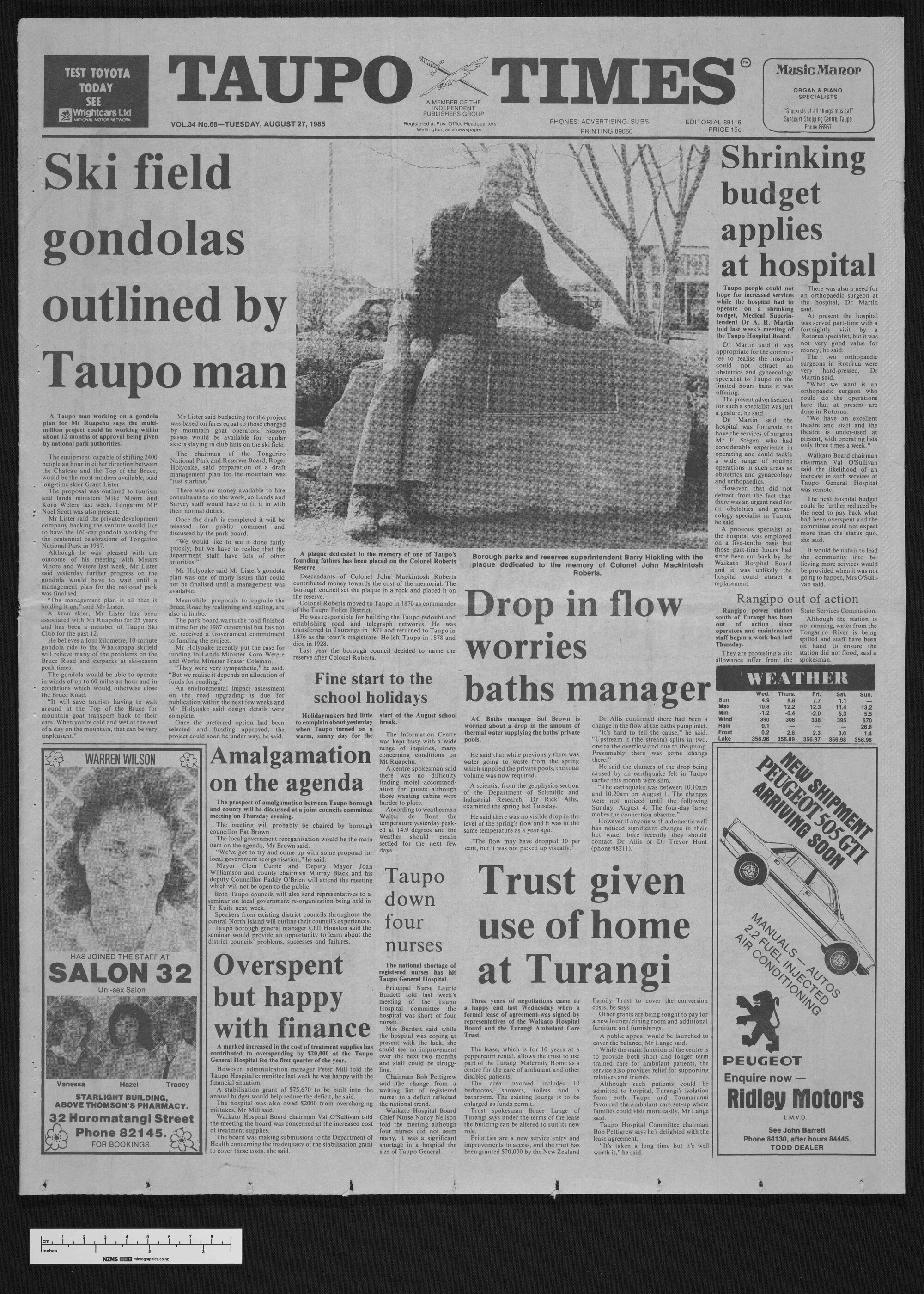 1985-08-27 Taupō Times
