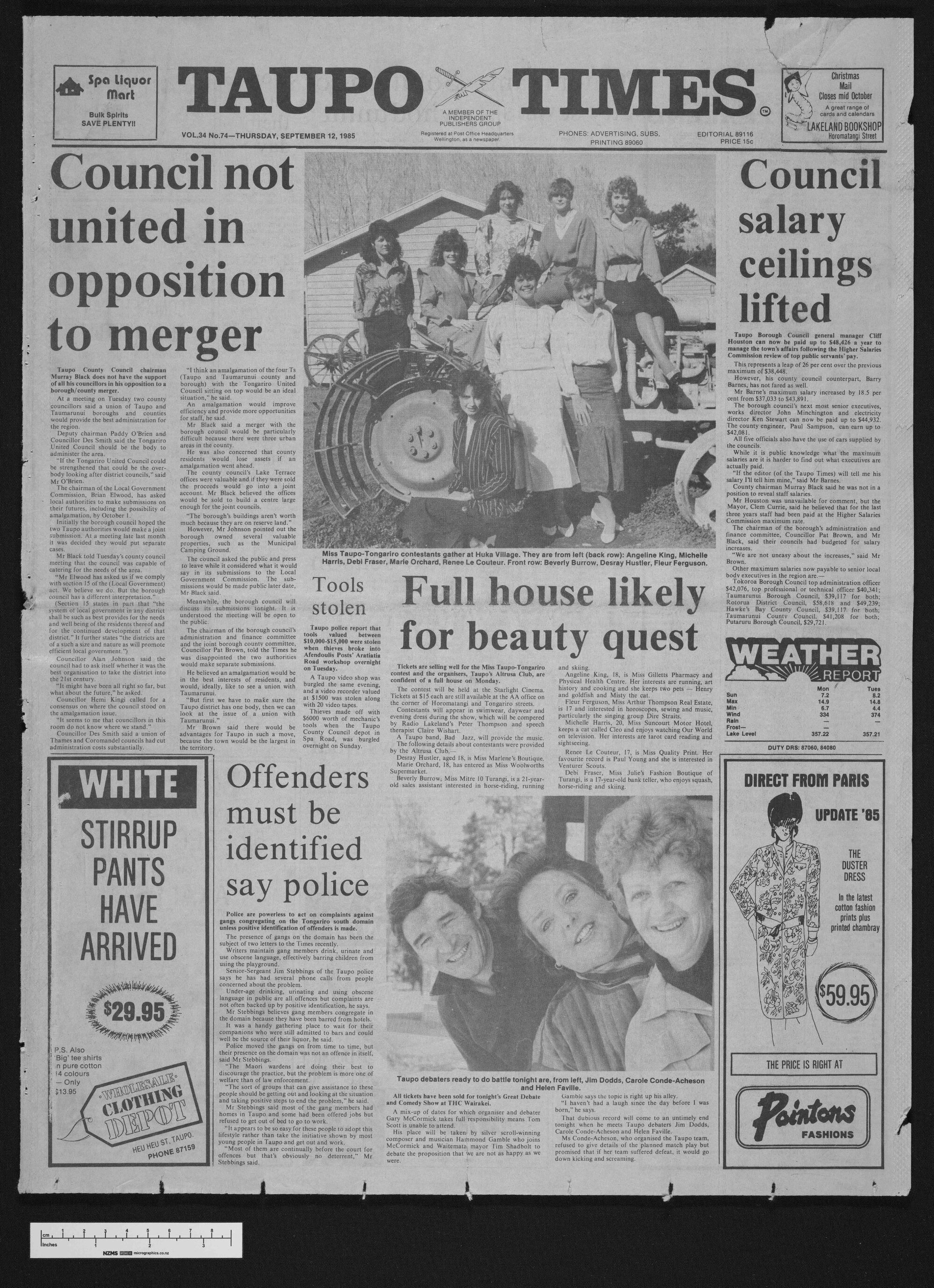 1985-09-12 Taupō Times