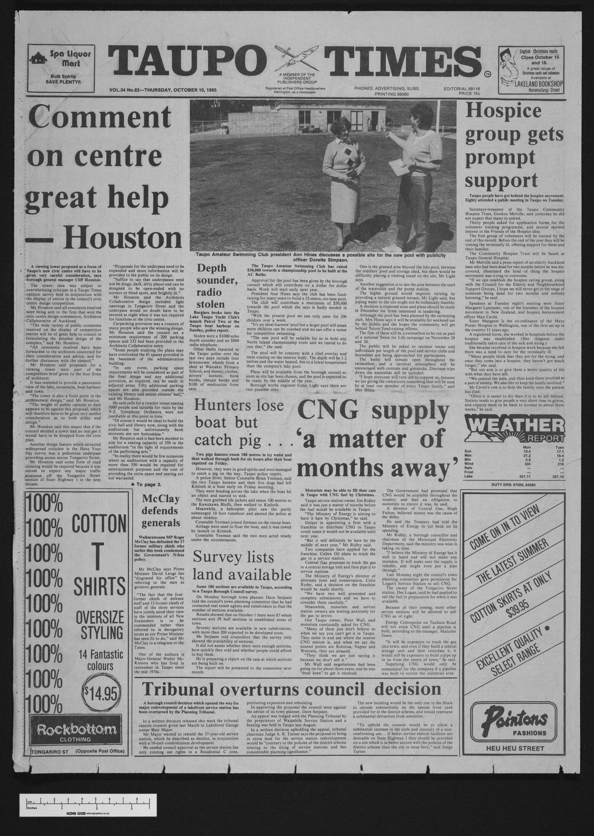 1985-10-10 Taupō Times
